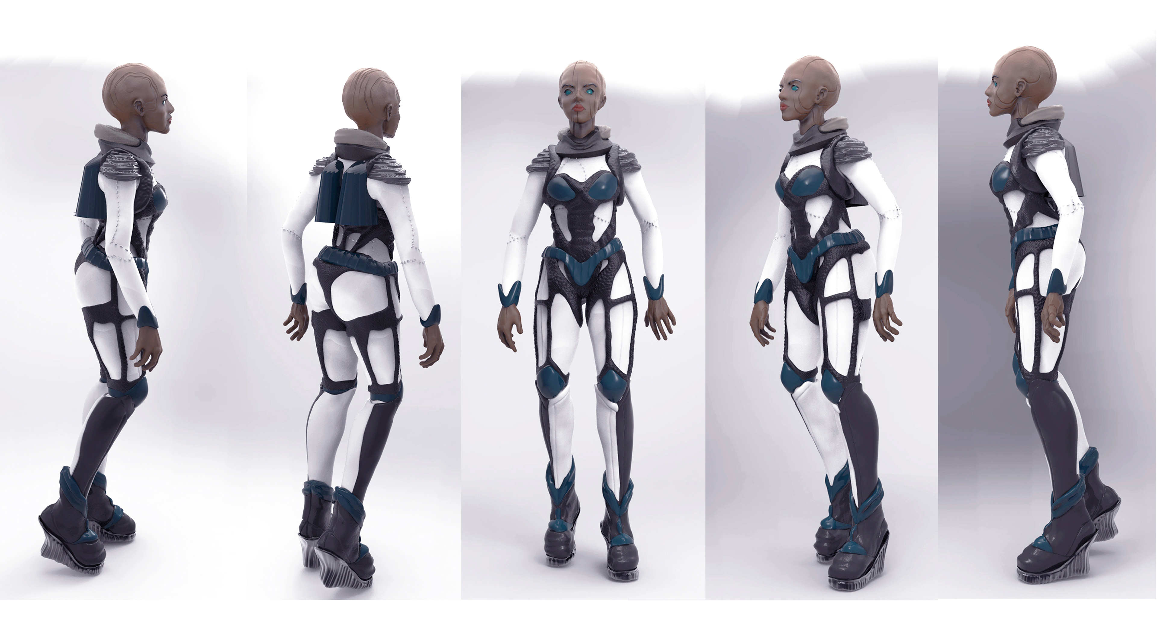 Protagonist from Lost World Project, Created in Zbrush.