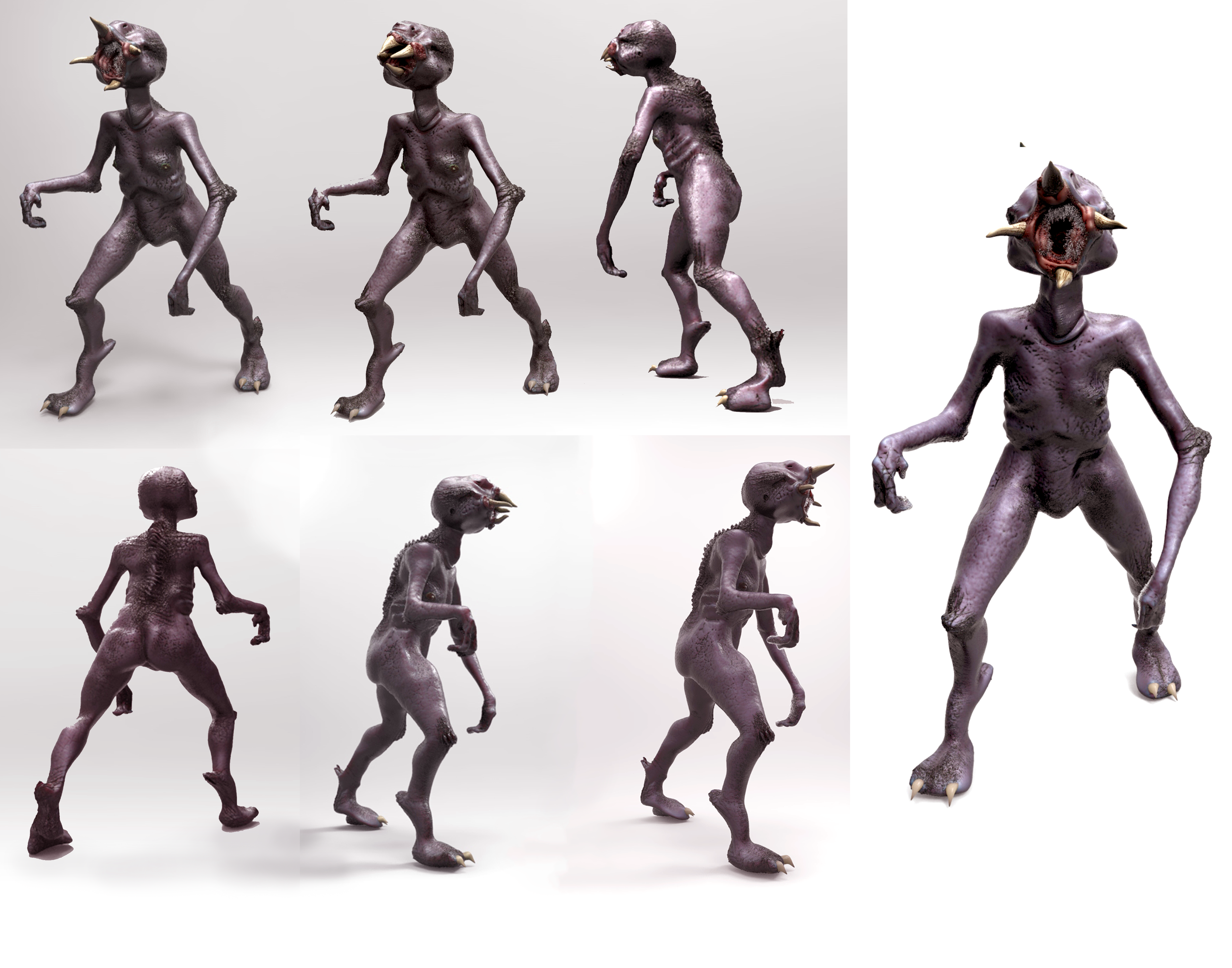Creature from Lost World Project, Created in Zbrush.