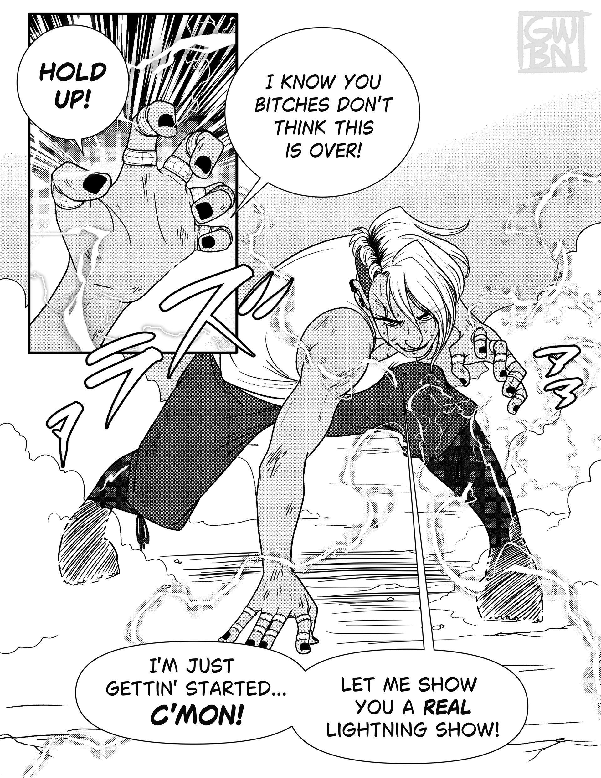Comic page of my original character Tawny. - 09/24