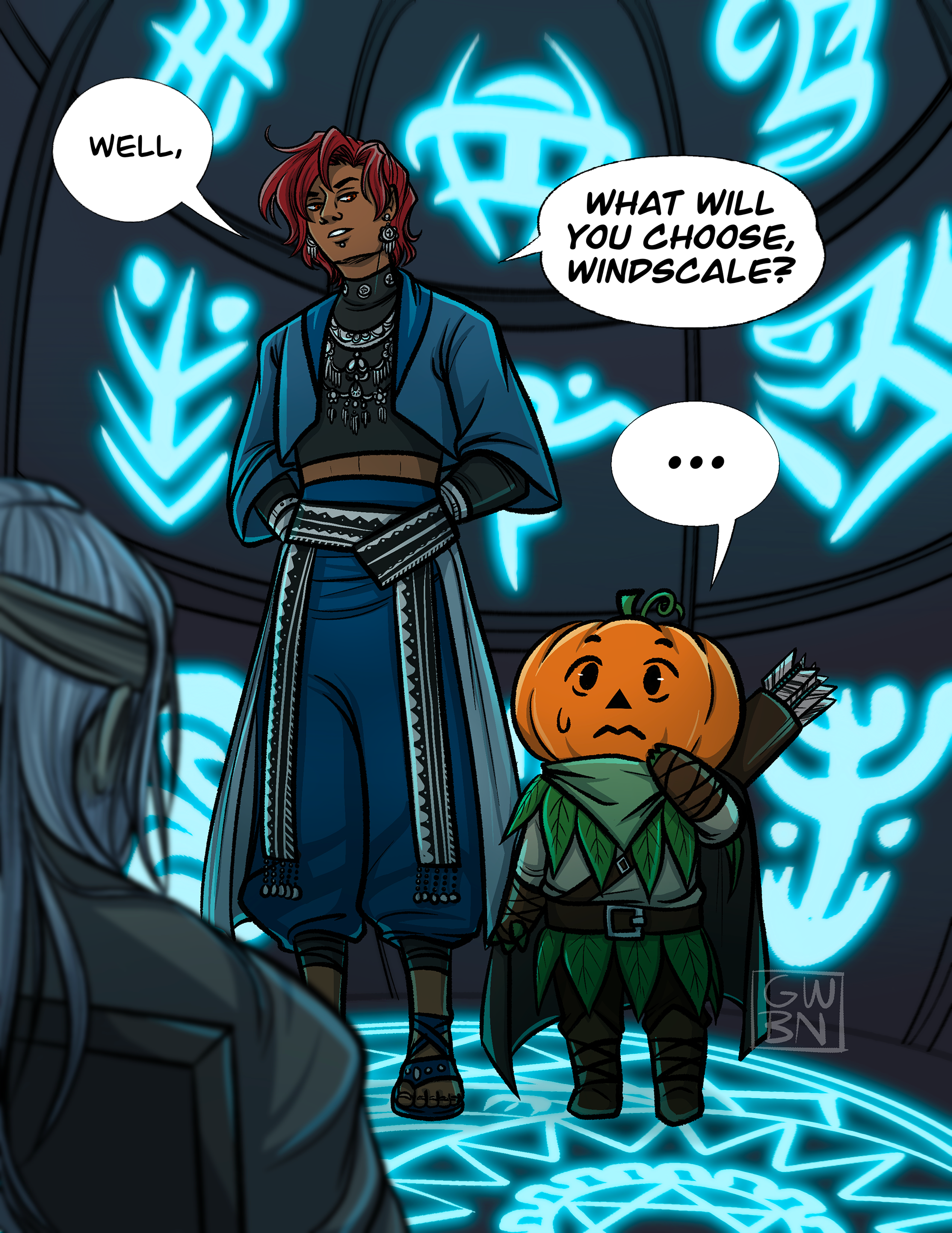 Original artwork of our DND campaign - 12/24