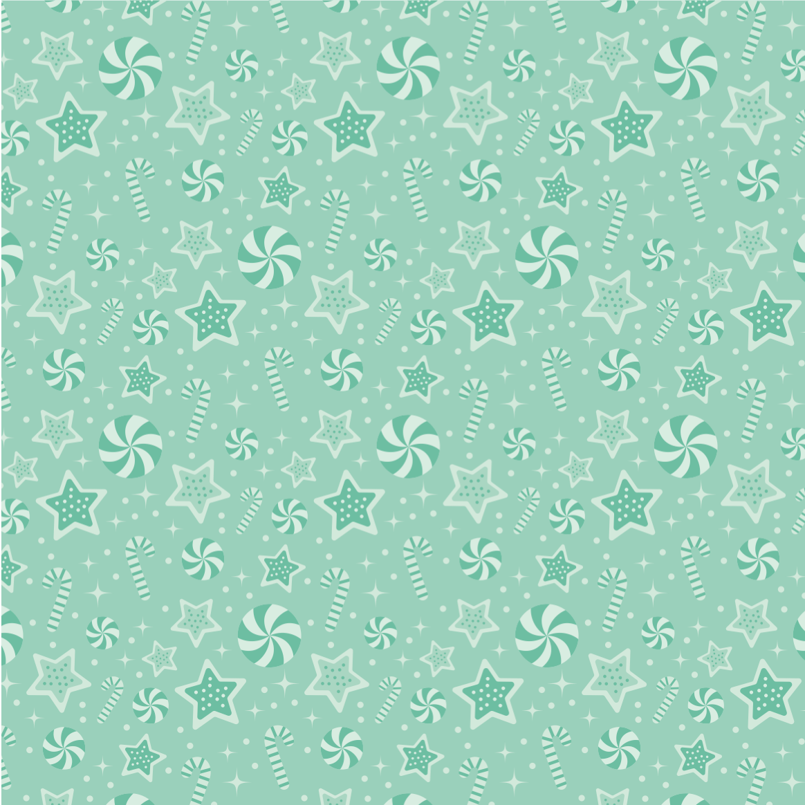 Mint to be Merry - Pantone 338 - Crushed candy cane, sparkling sugar, and butter cookie.