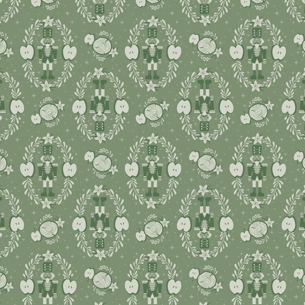 Frosted Cedar - Pantone 4214 - Red delicious apple, white cedar, and creamy vanilla.
