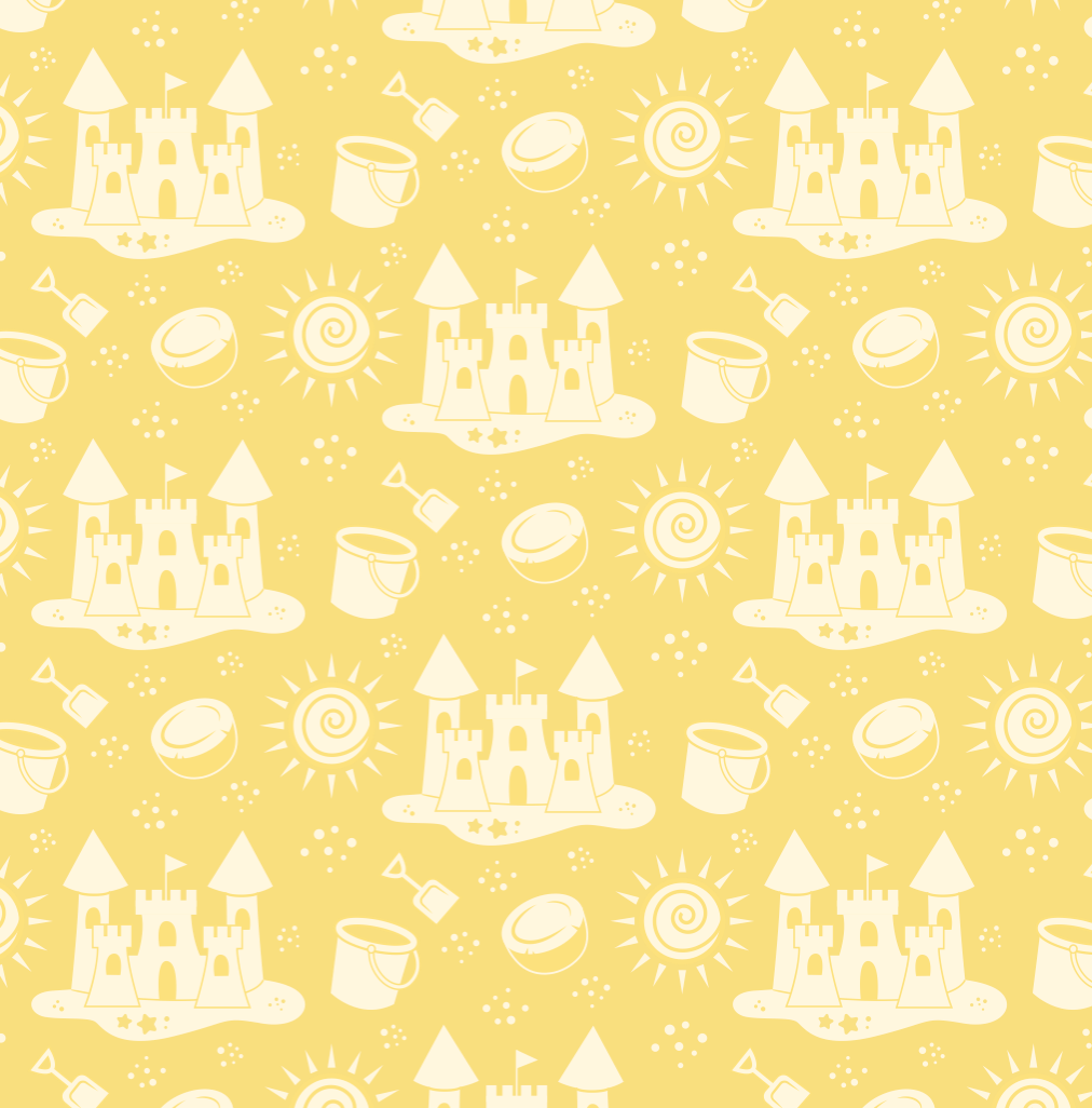 Suncastles - Pantone 2002 - Sunny coconut, tropical pistachio, and sweet almond.