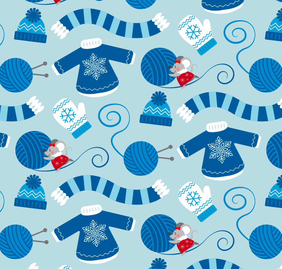 Pattern for Crystal the Christmas Mouse Buddy - Winter 2024 Collection