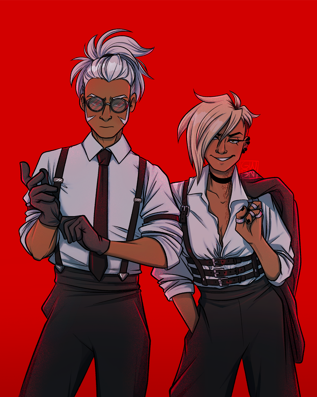 "Trouble" My oc Tawny featuring Major Miles from FMAB - 01/24