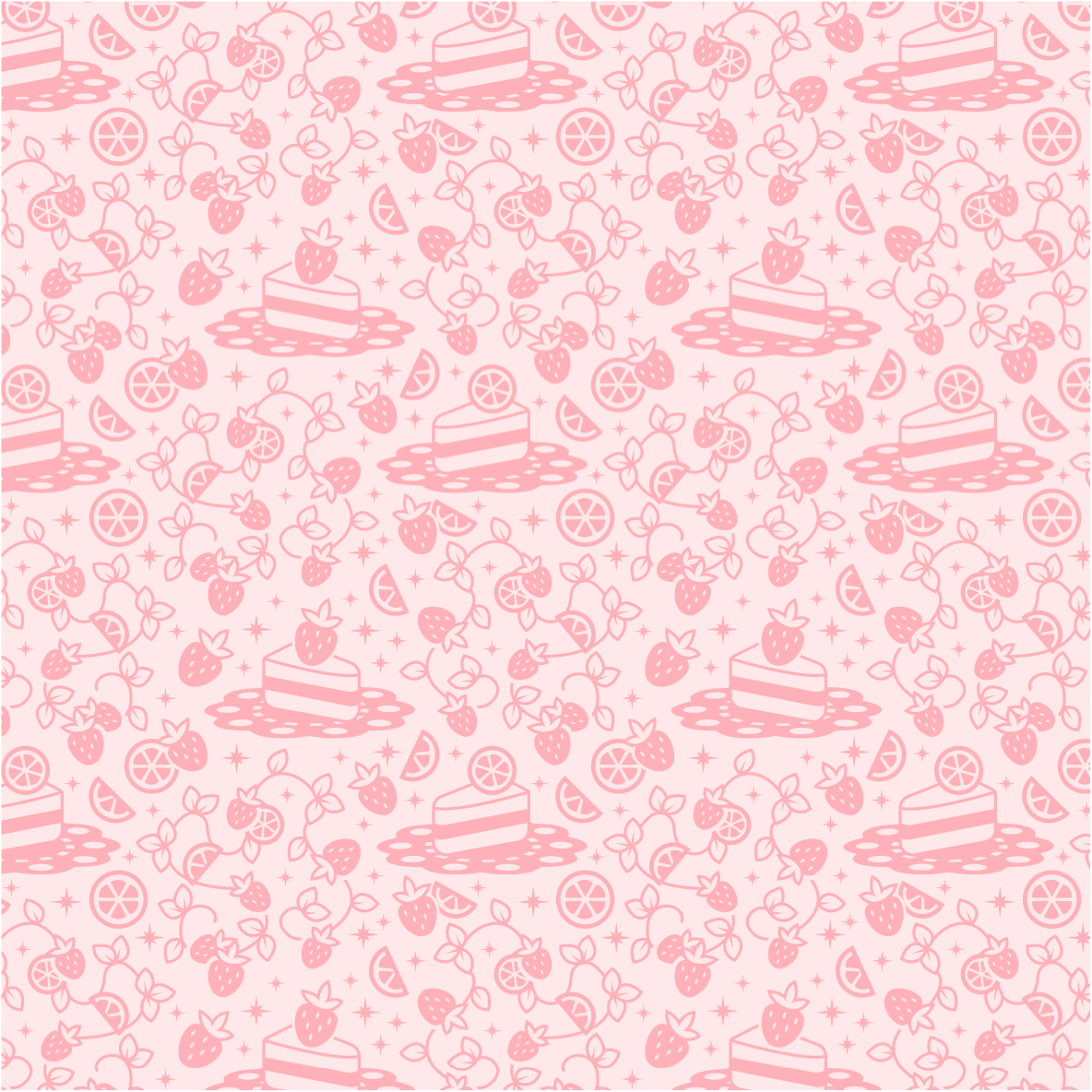 Strawberry Lemon Cake - Pantone 176 - Scent Notes: Fresh strawberries, lemon zest, and vanilla buttercream.