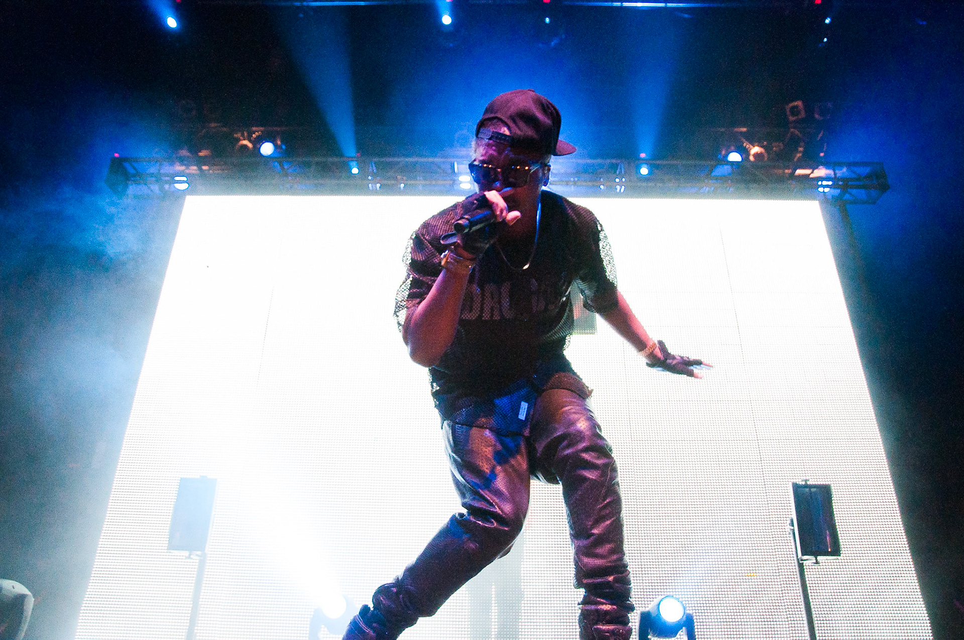 Lupe Fiasco playing at the House of Blues Boston. Photo taken by Dean Shu.