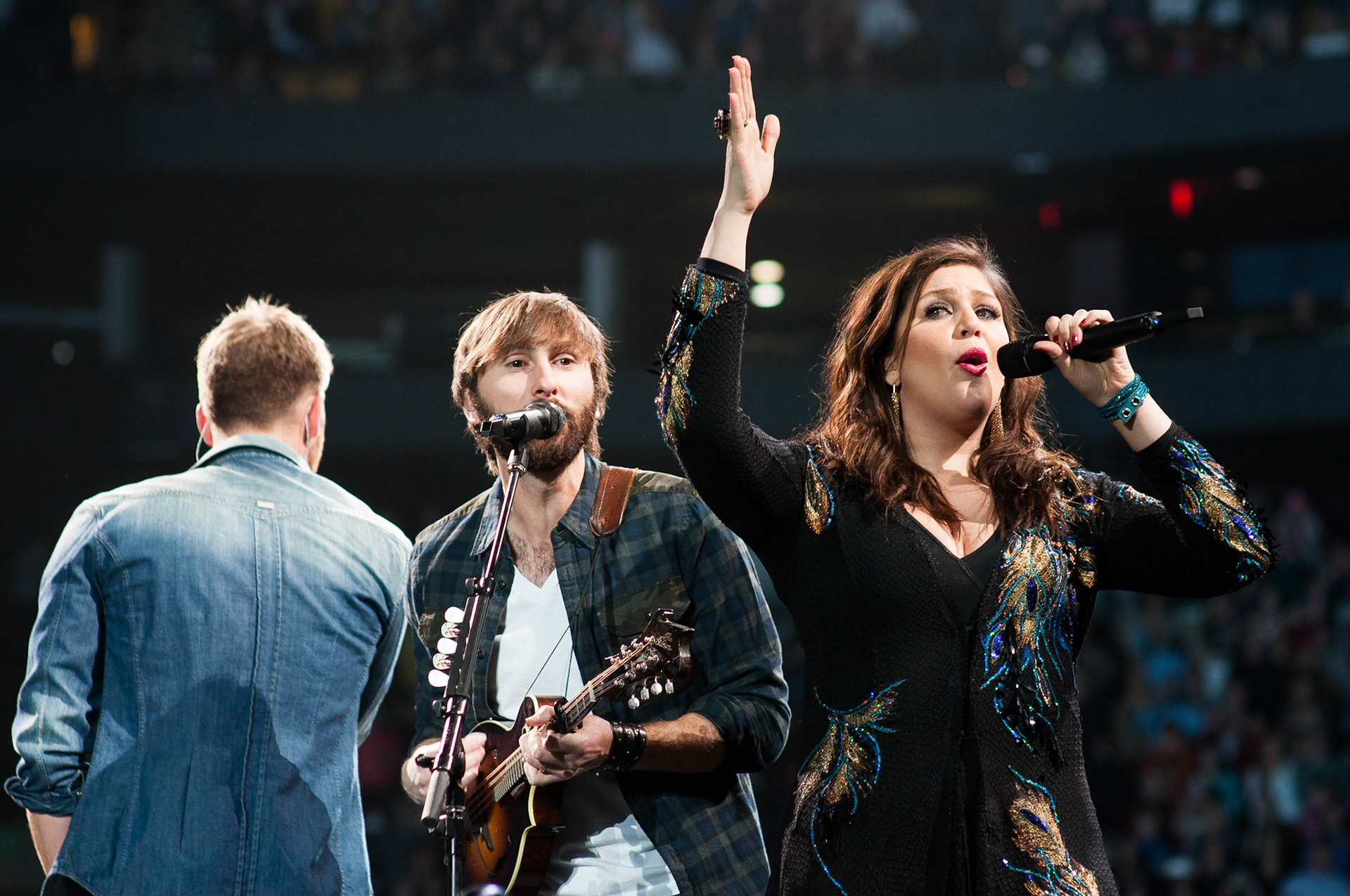 Lady Antebellum performing in Boston. Photo taken by Dean Shu.