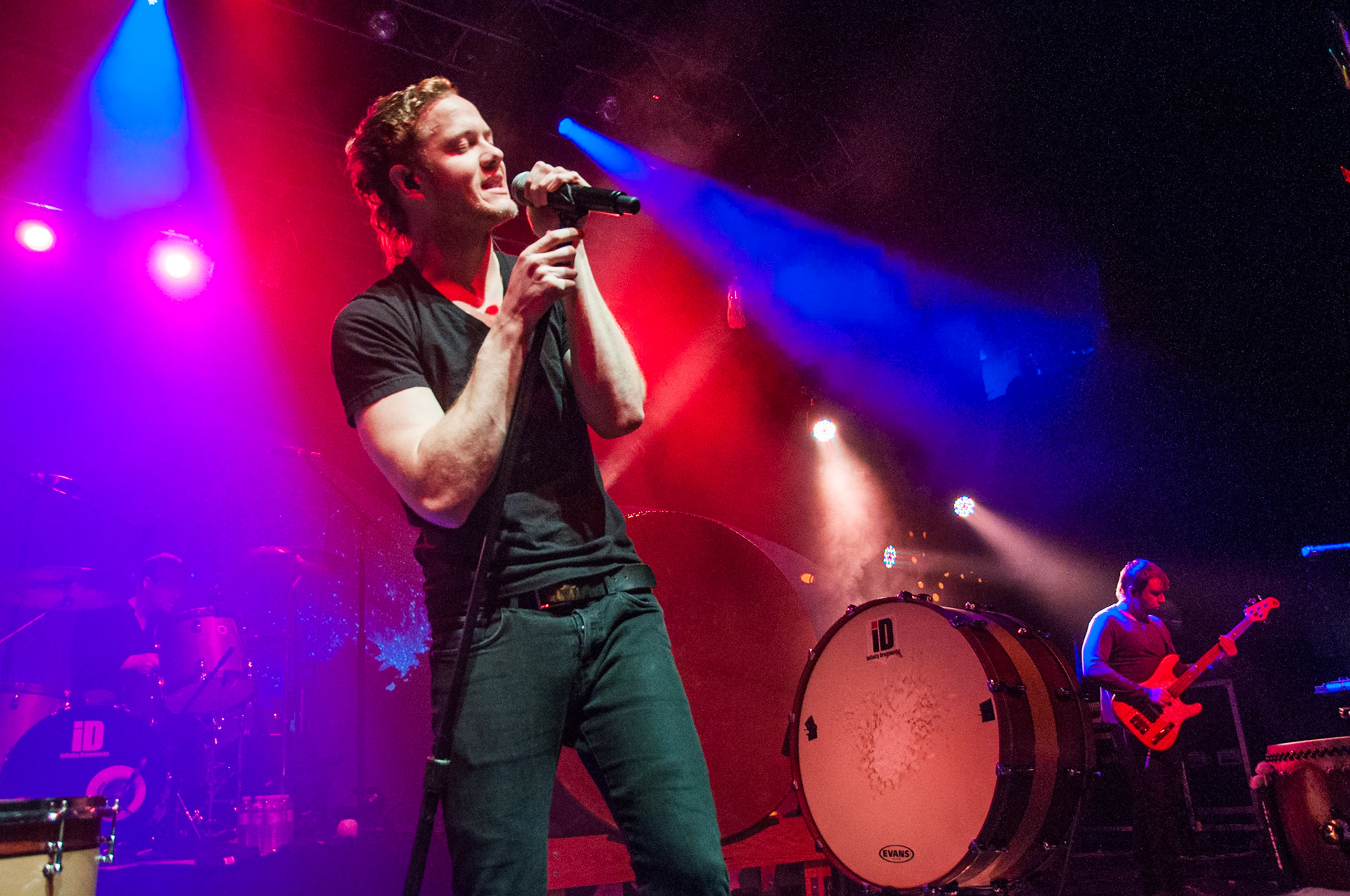 Imagine Dragons performing in Boston. Photo taken by Dean Shu.