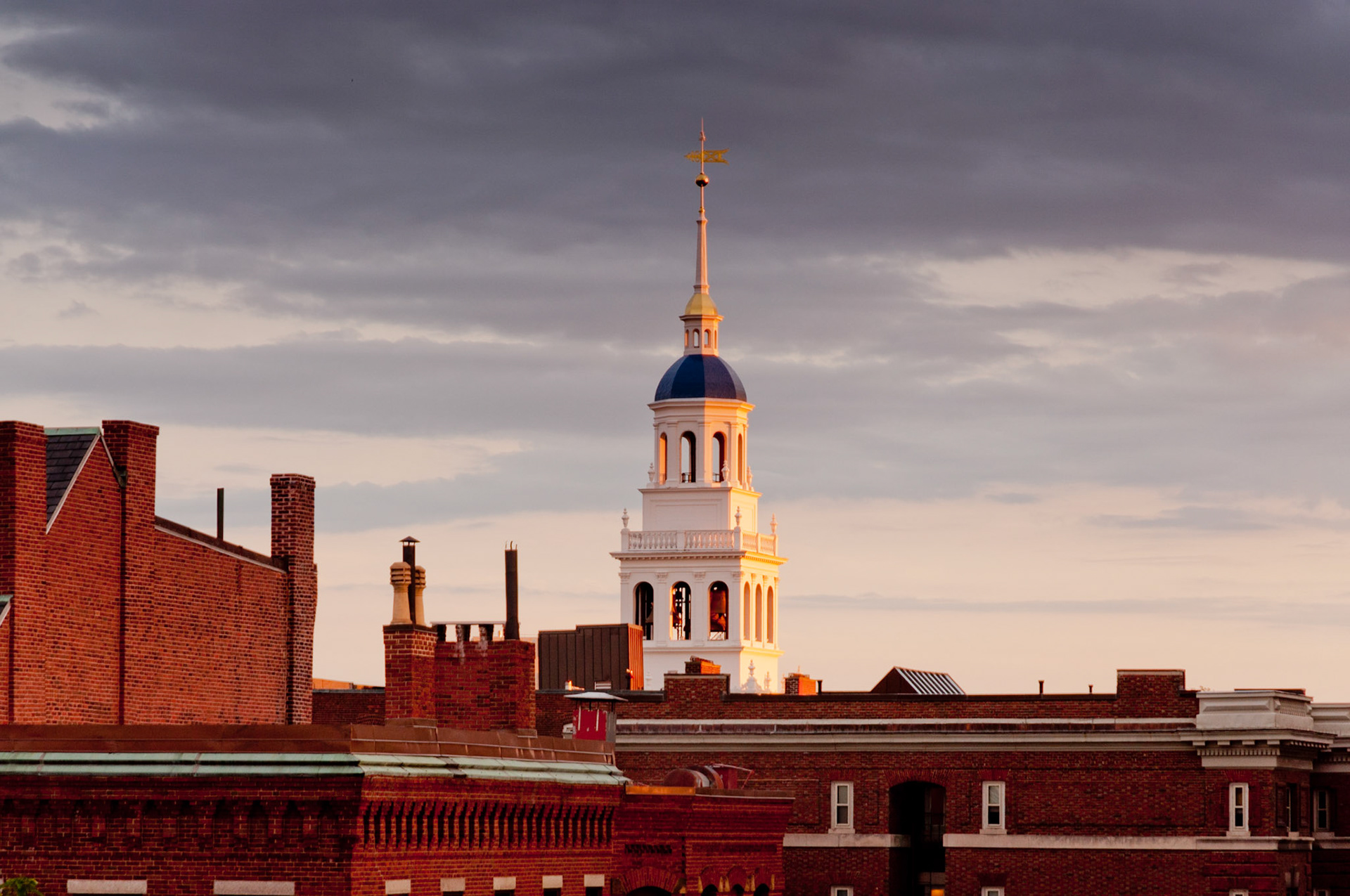 Lowell House bell tower, as seen from Grays Hall (freshman dormitory) at Harvard Yard. Photo taken by Dean Shu.