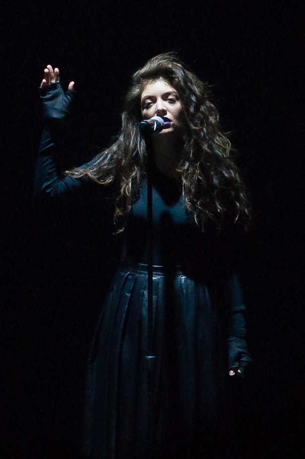 Lorde performing in Boston. Photo taken by Dean Shu.
