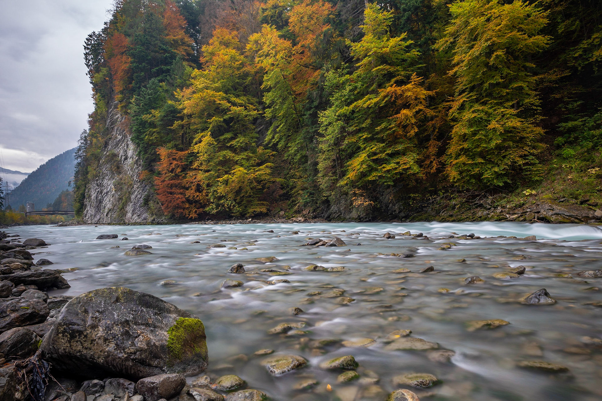 Fliessende Farben