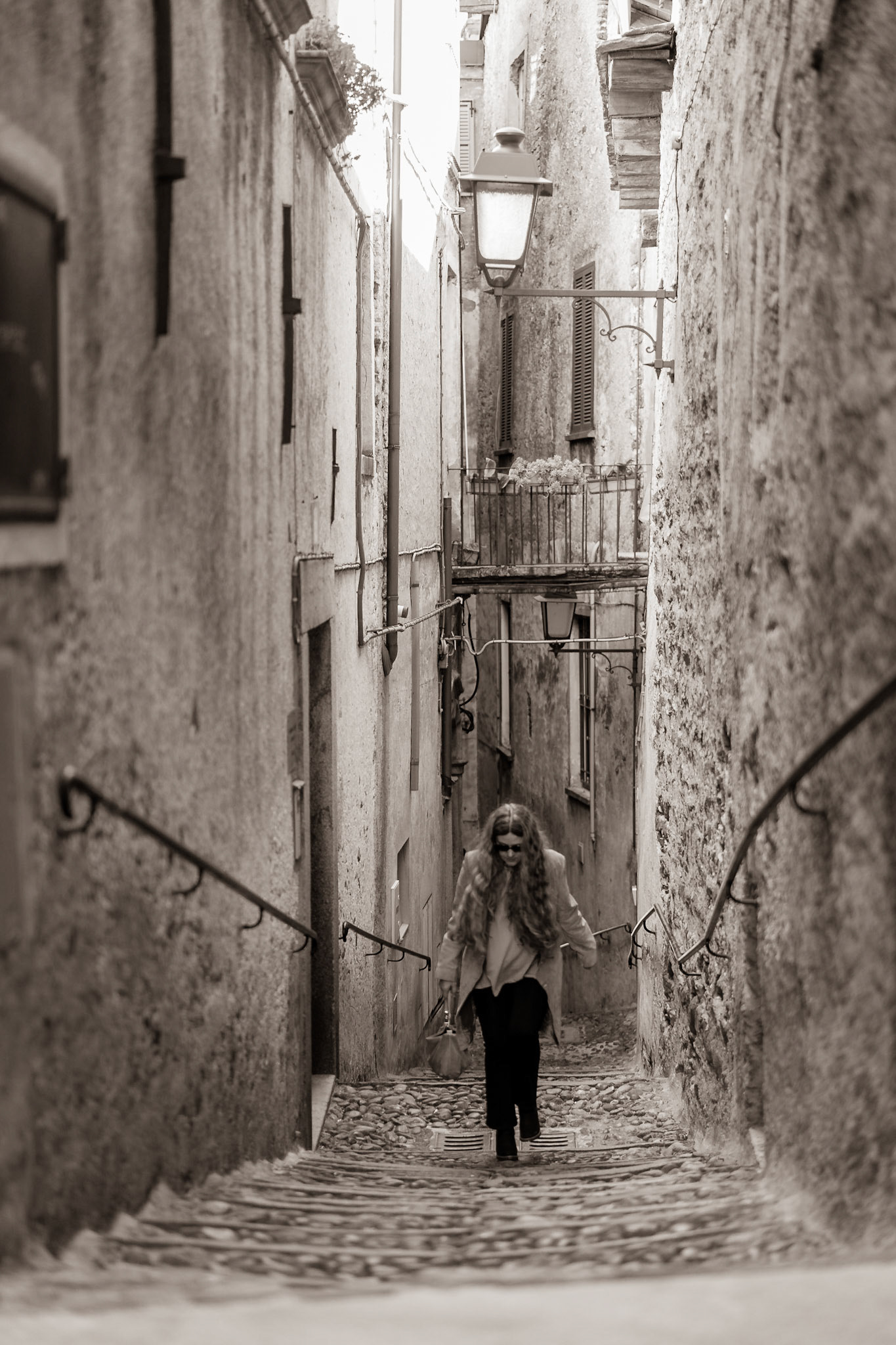 Alt, historisches Städtchen, hier geht man zu fuss.