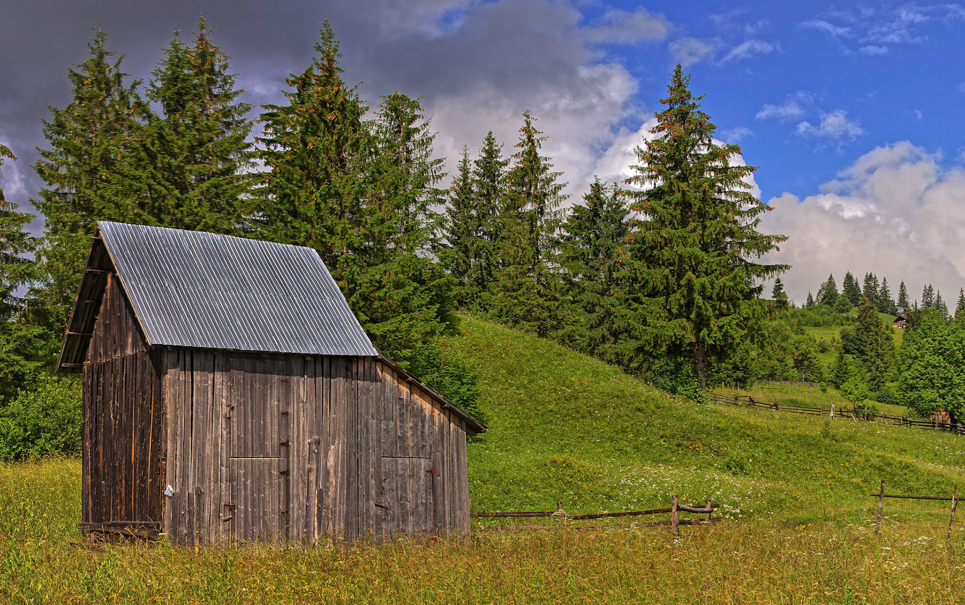 Mountian Shed - Bucovina, Romania