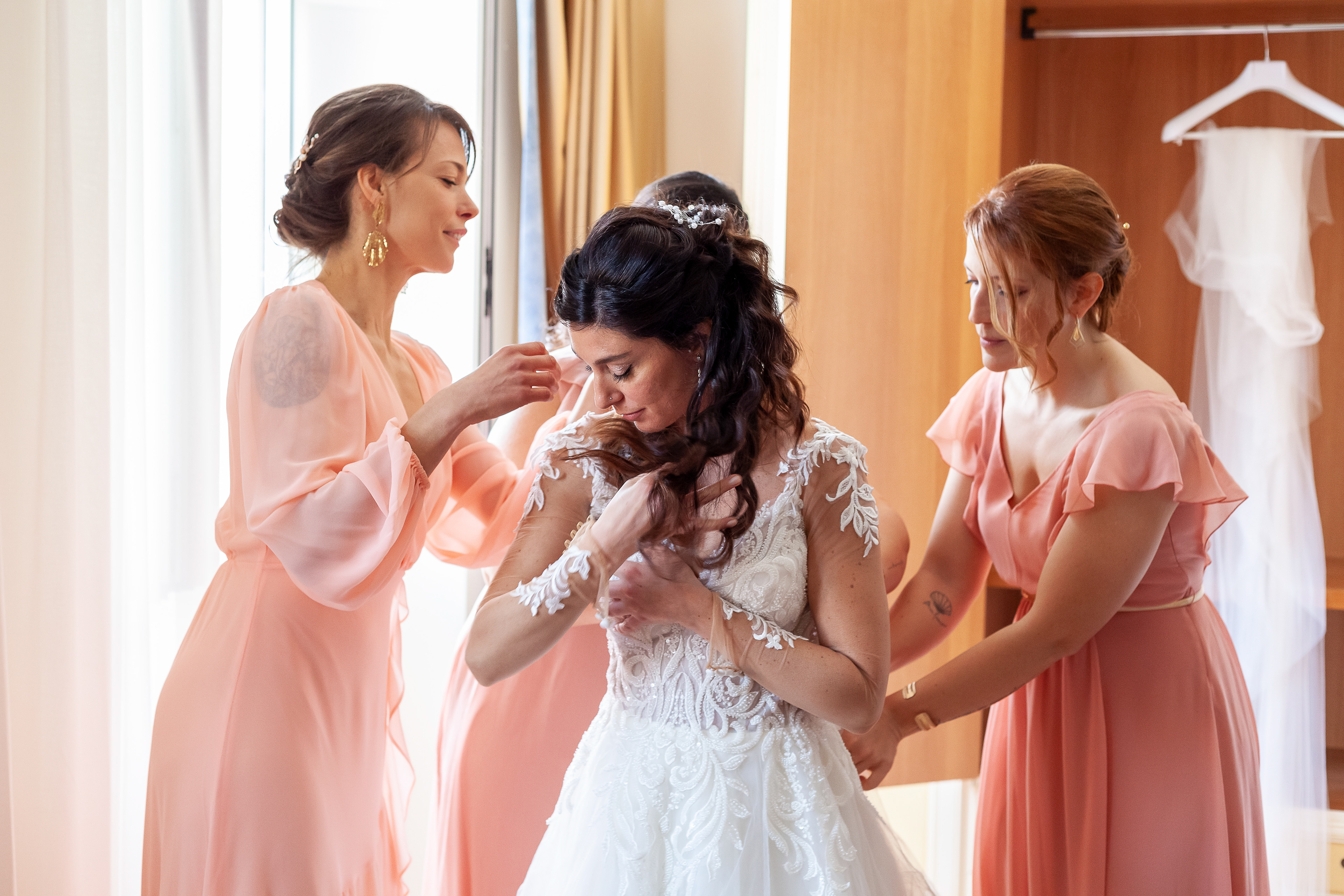 Vestizione sposa Trieste 
