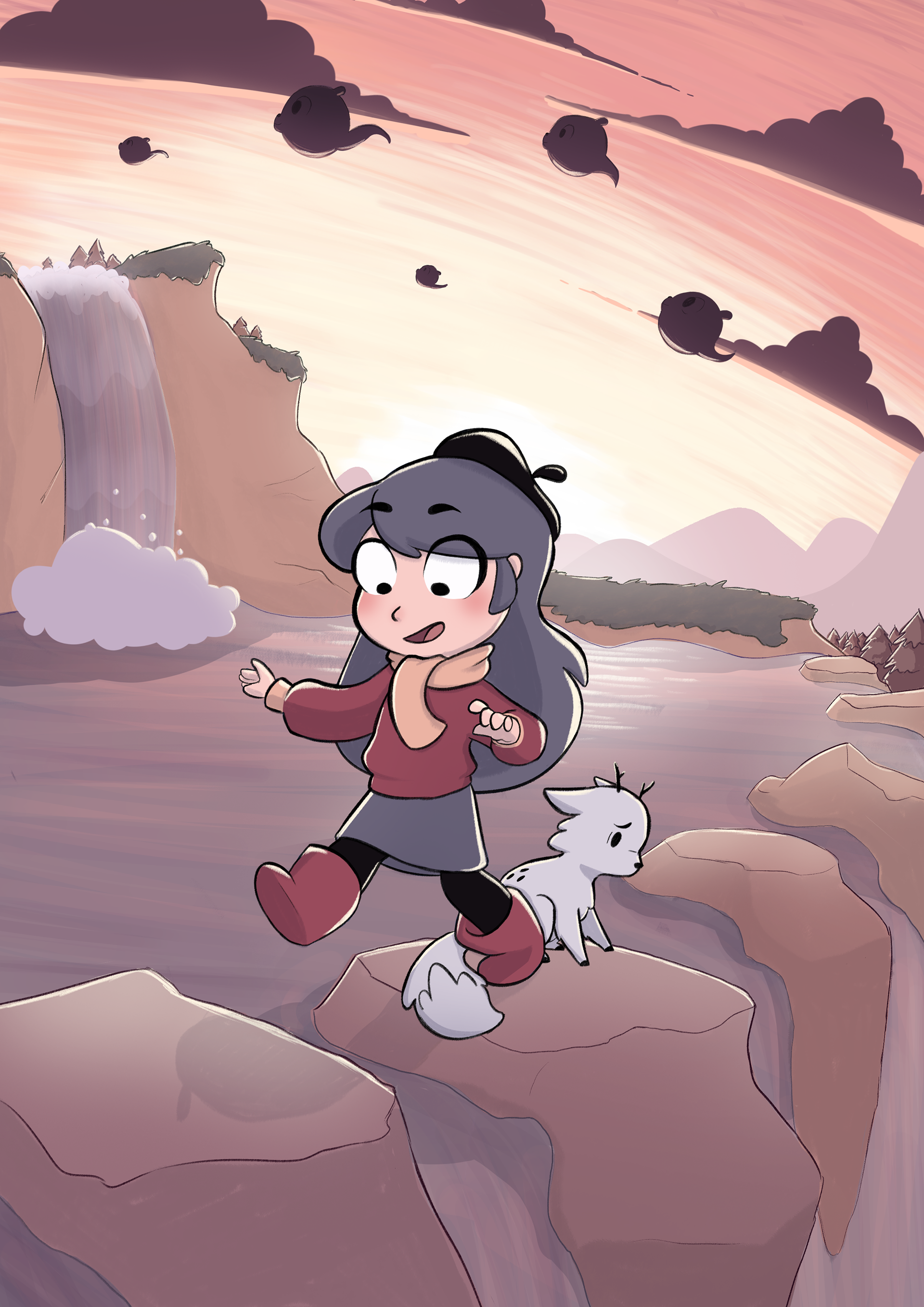 Hilda furacao. Хильда мультсериал Нетфликс. Хильда мультфильм Нетфликс. Хильда Нетфликс арт. Хильда мультсериал 1 сезон 1 серия.