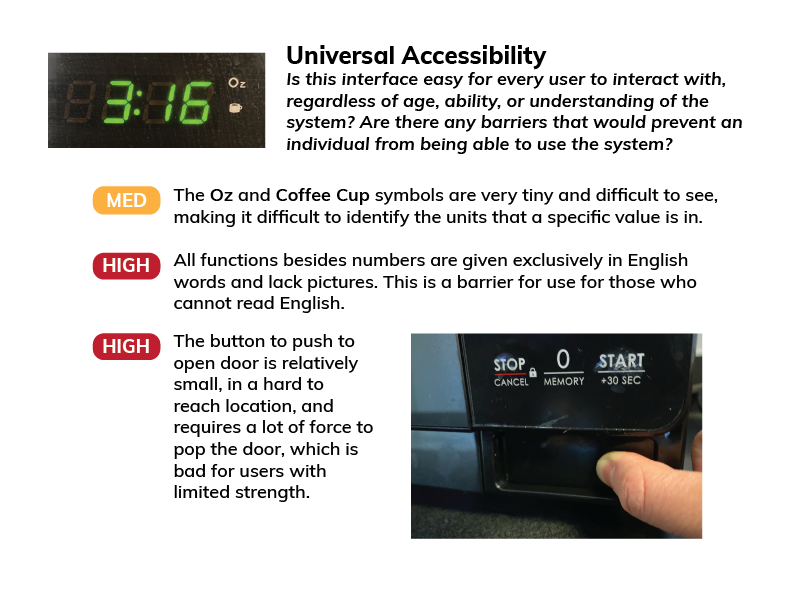 Universal Accessibility Heuristic