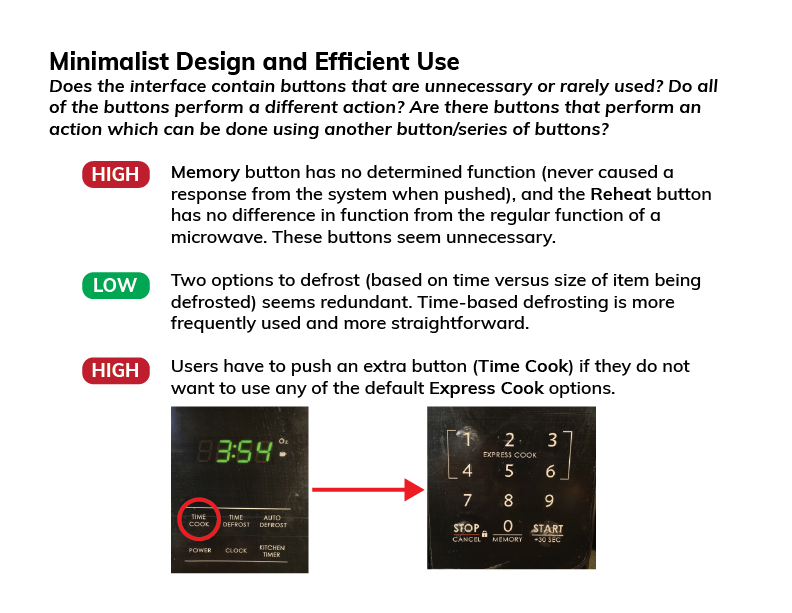 Minimalism and Efficiency Heuristic