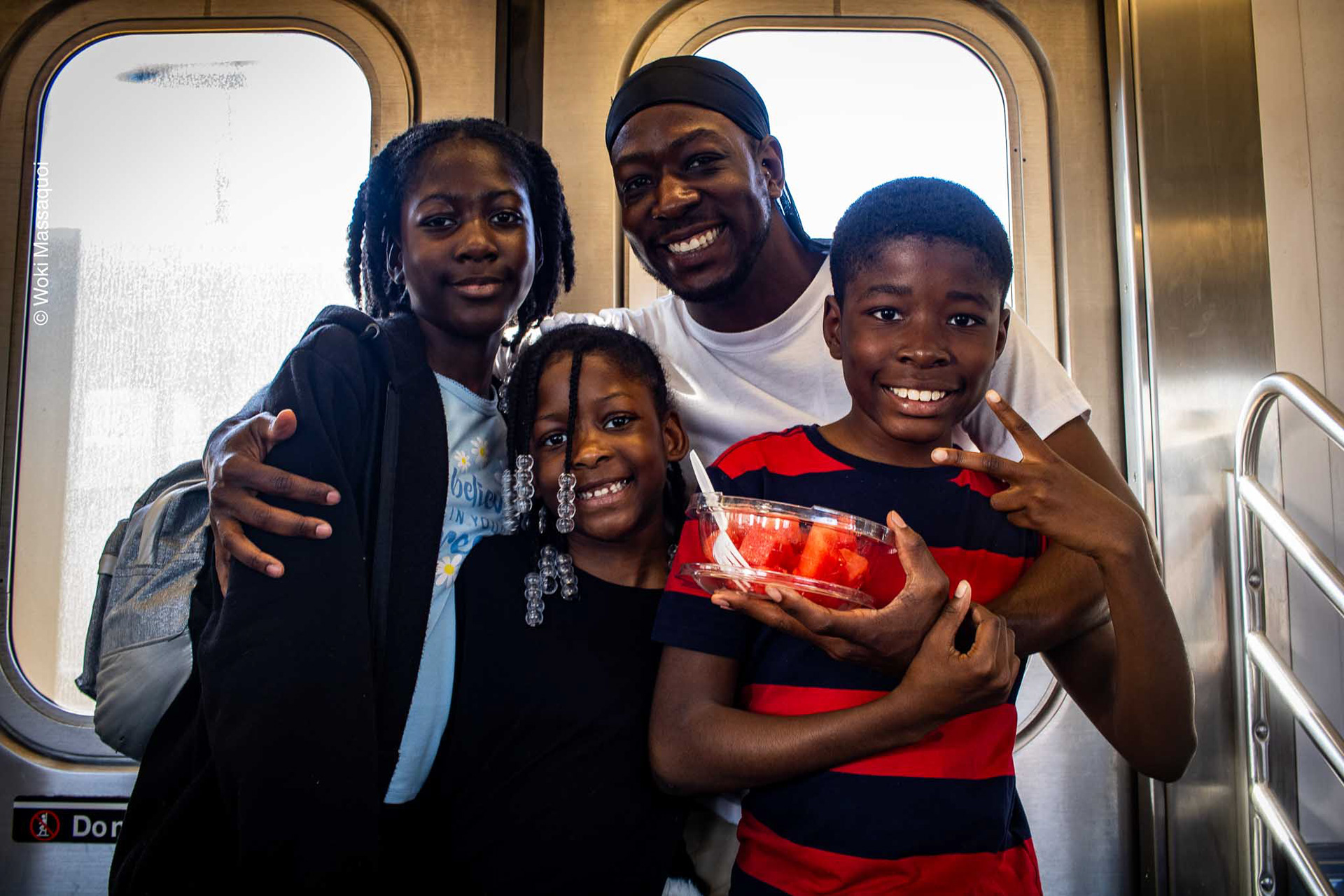 Watermelon with Dad.