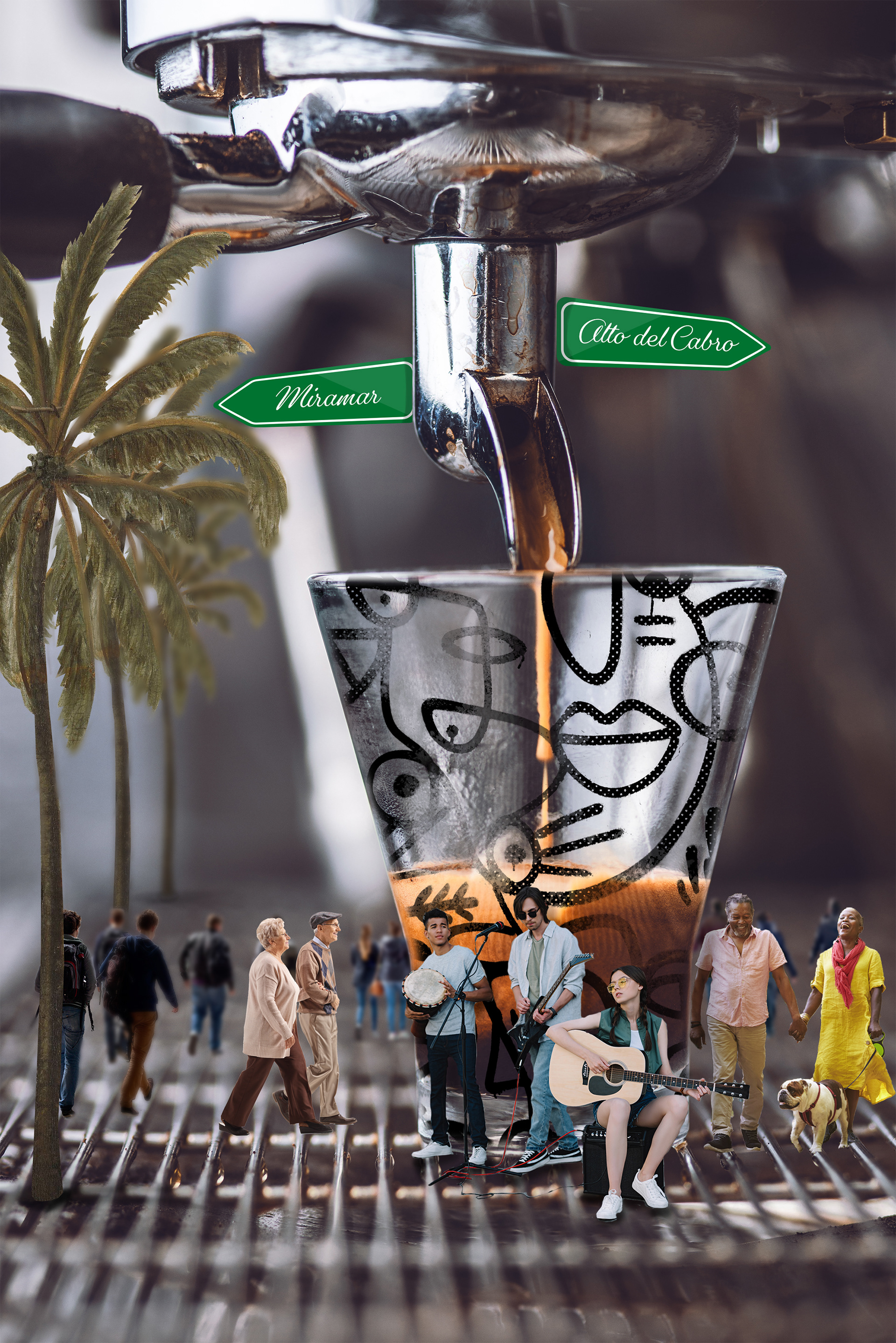 Conceptual Collage: Community Mixer