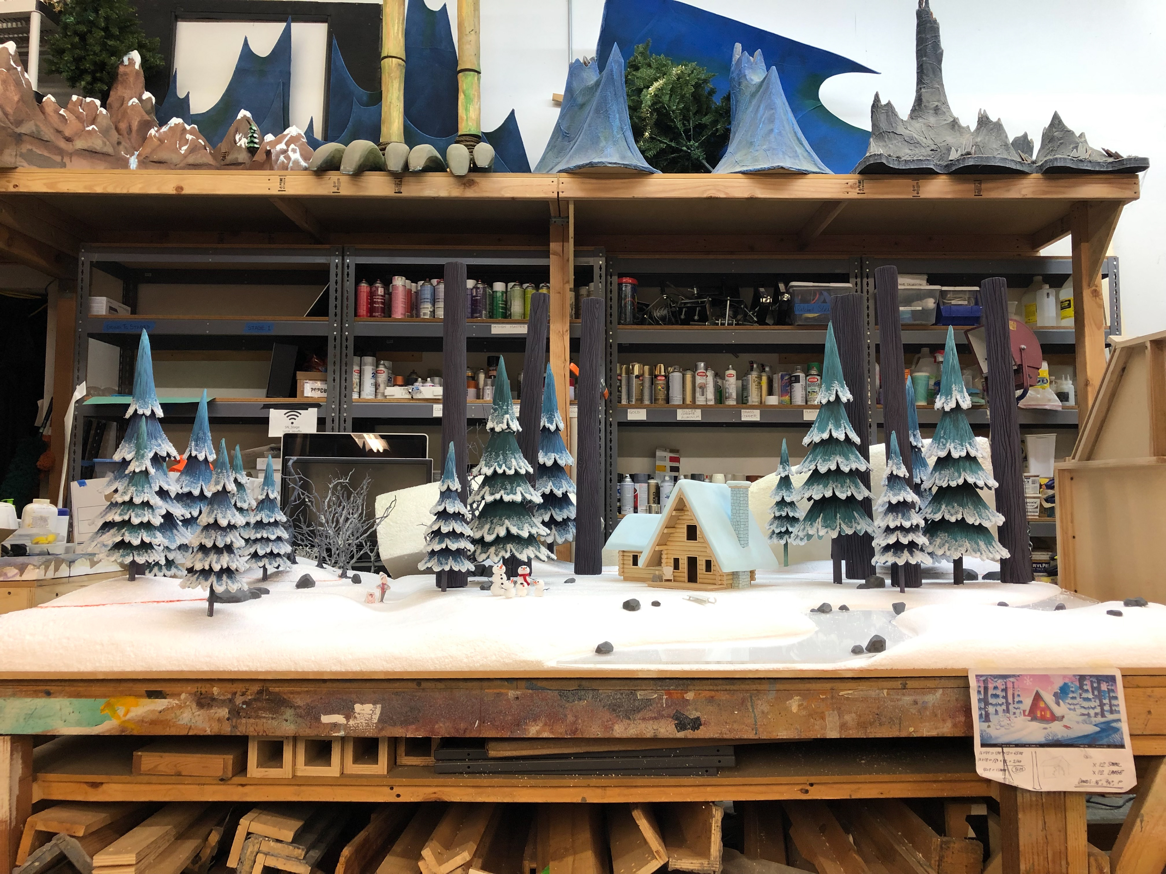 In Progress Exterior Cabin Set
