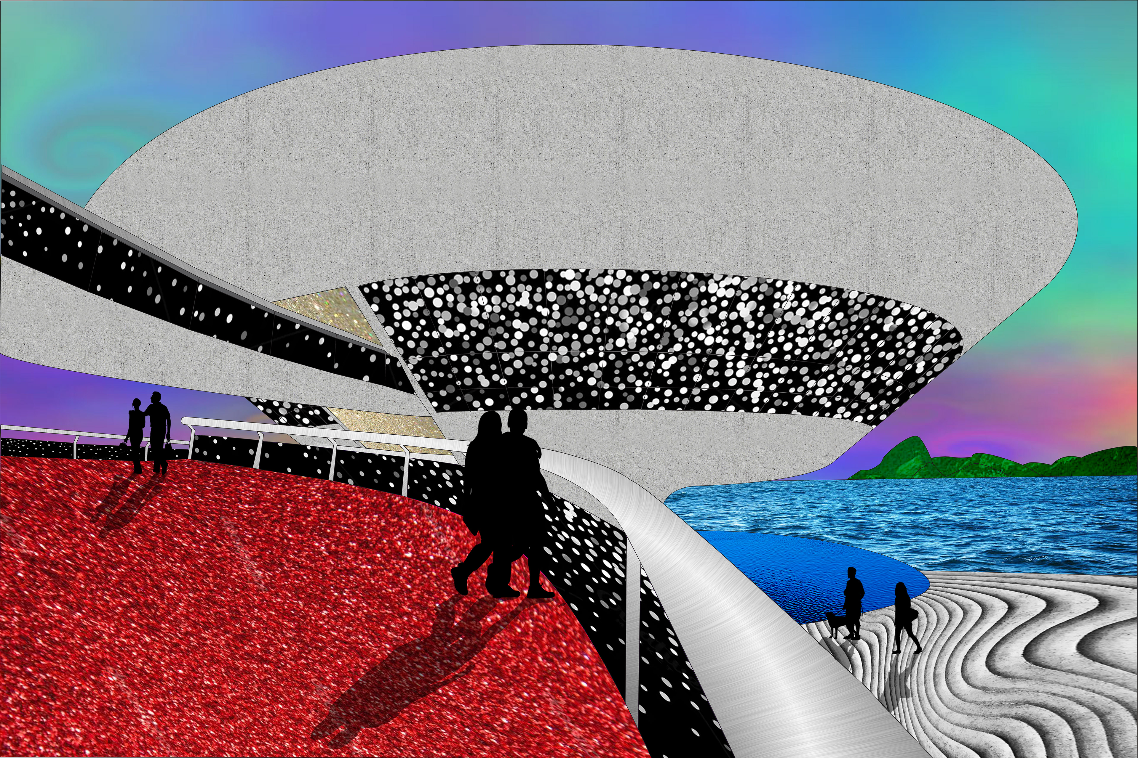 MAC museum concept // Photoshop + Illustrator