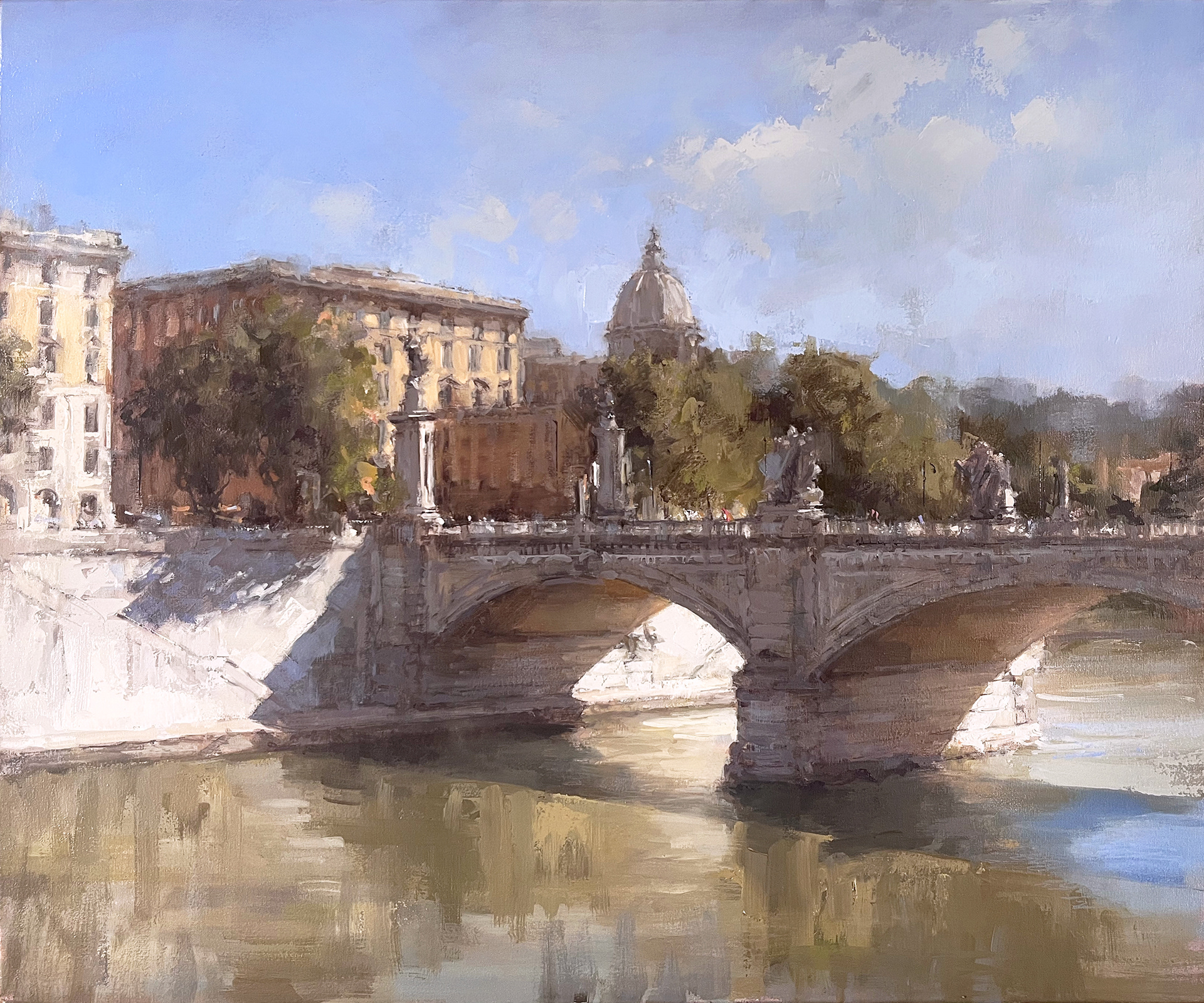 Ponte Vittorio Enamuelle, 50 x 60cm