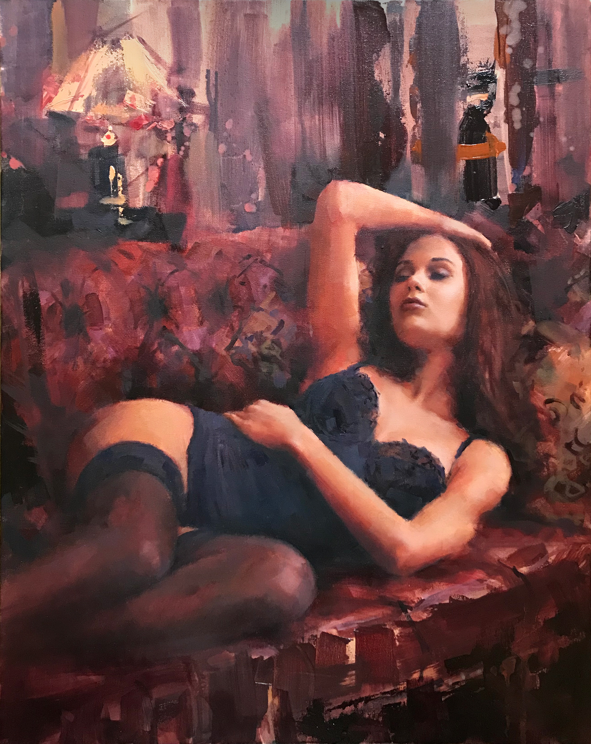 temperance, 50 x 60cm, oil on canvas.