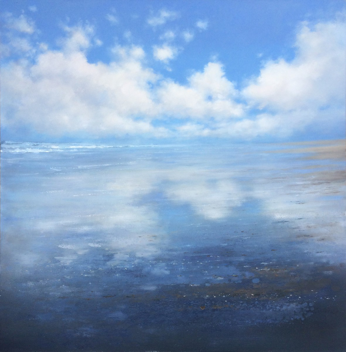Treasure day, 76 x 76cm, oil.