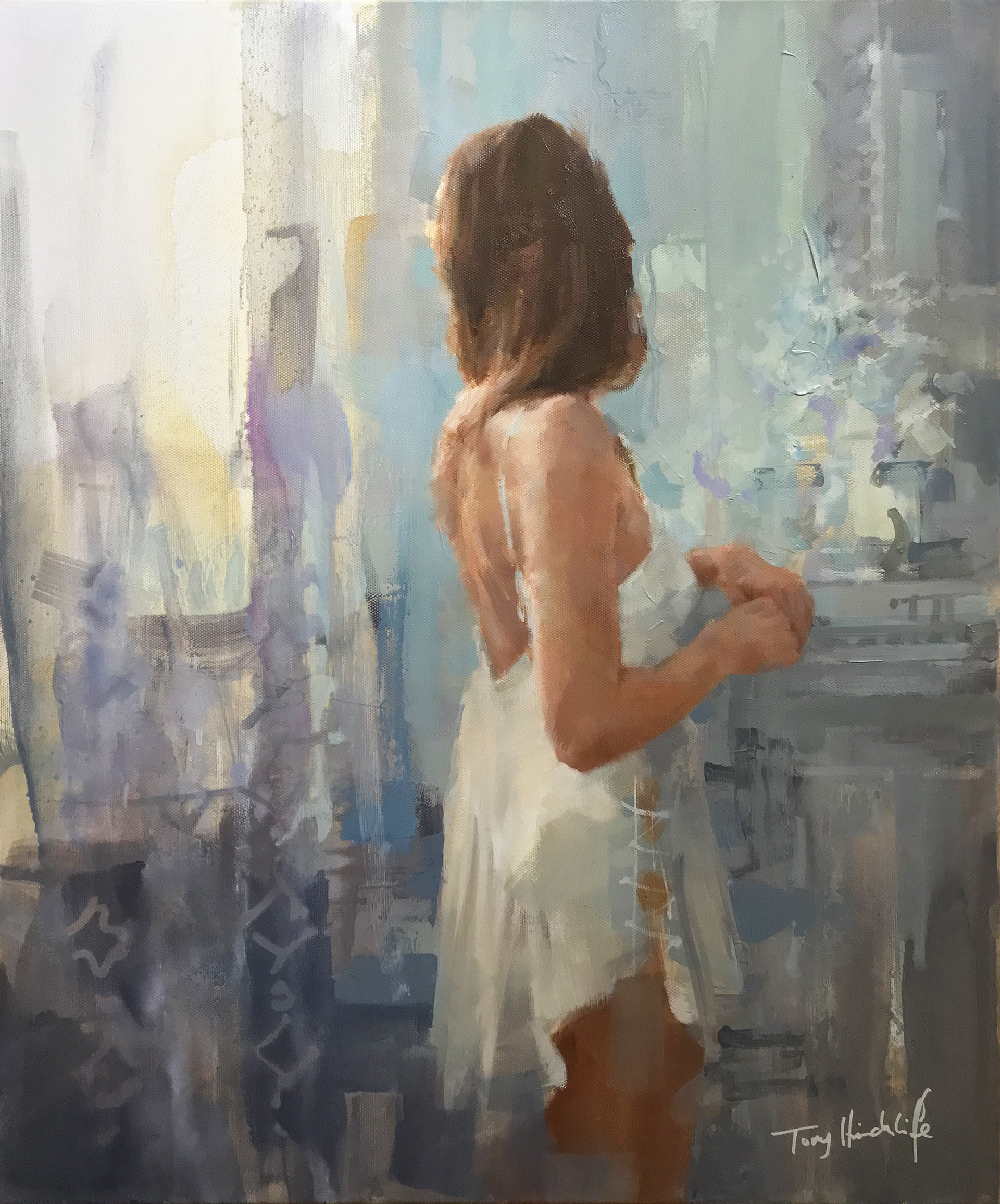 Somewhere in Rome, 50 x 60cm, oil on canvas.