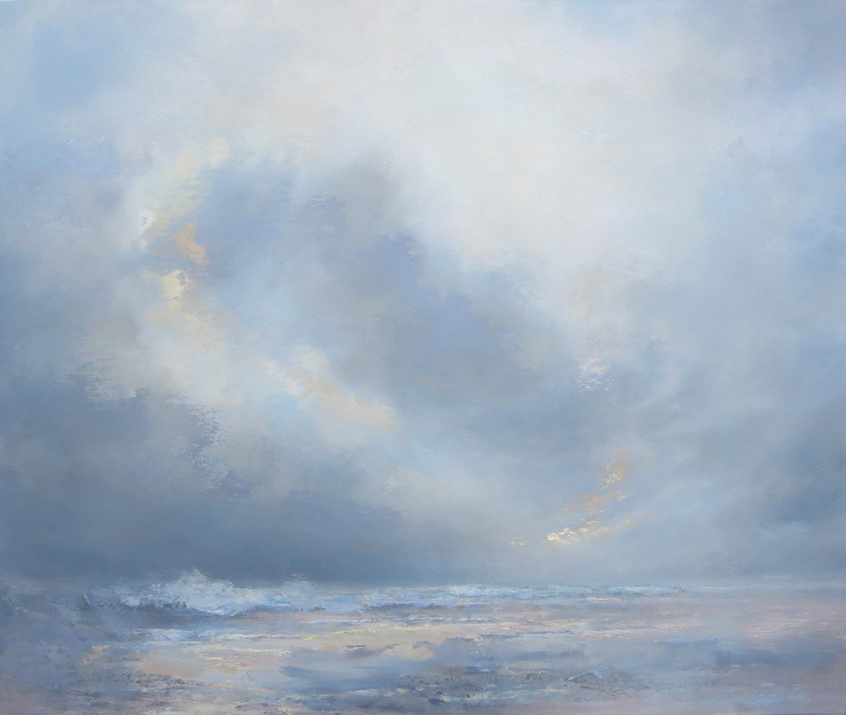 When the chaos is silenced, 65 x 55cm, oil.