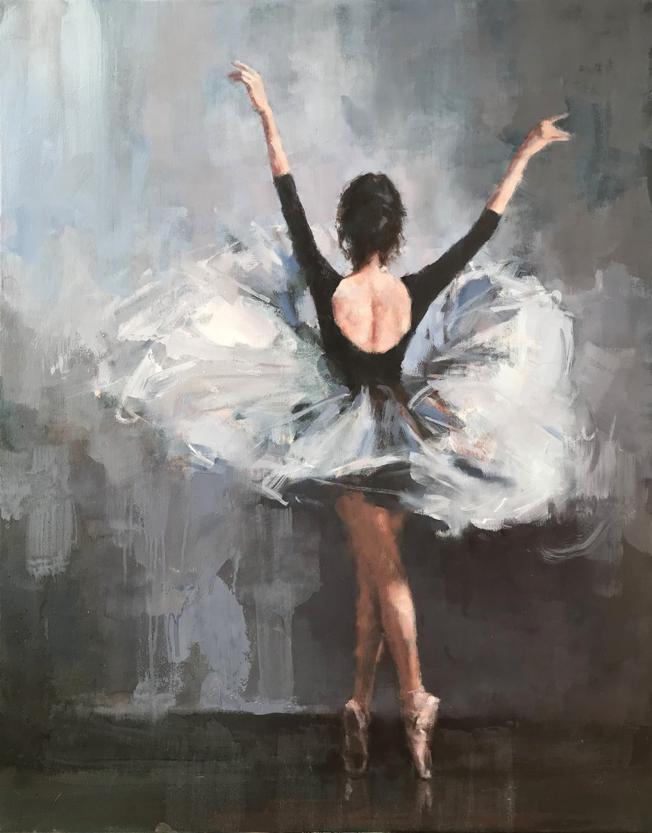Blue moon, 60 x 70cm, oil.