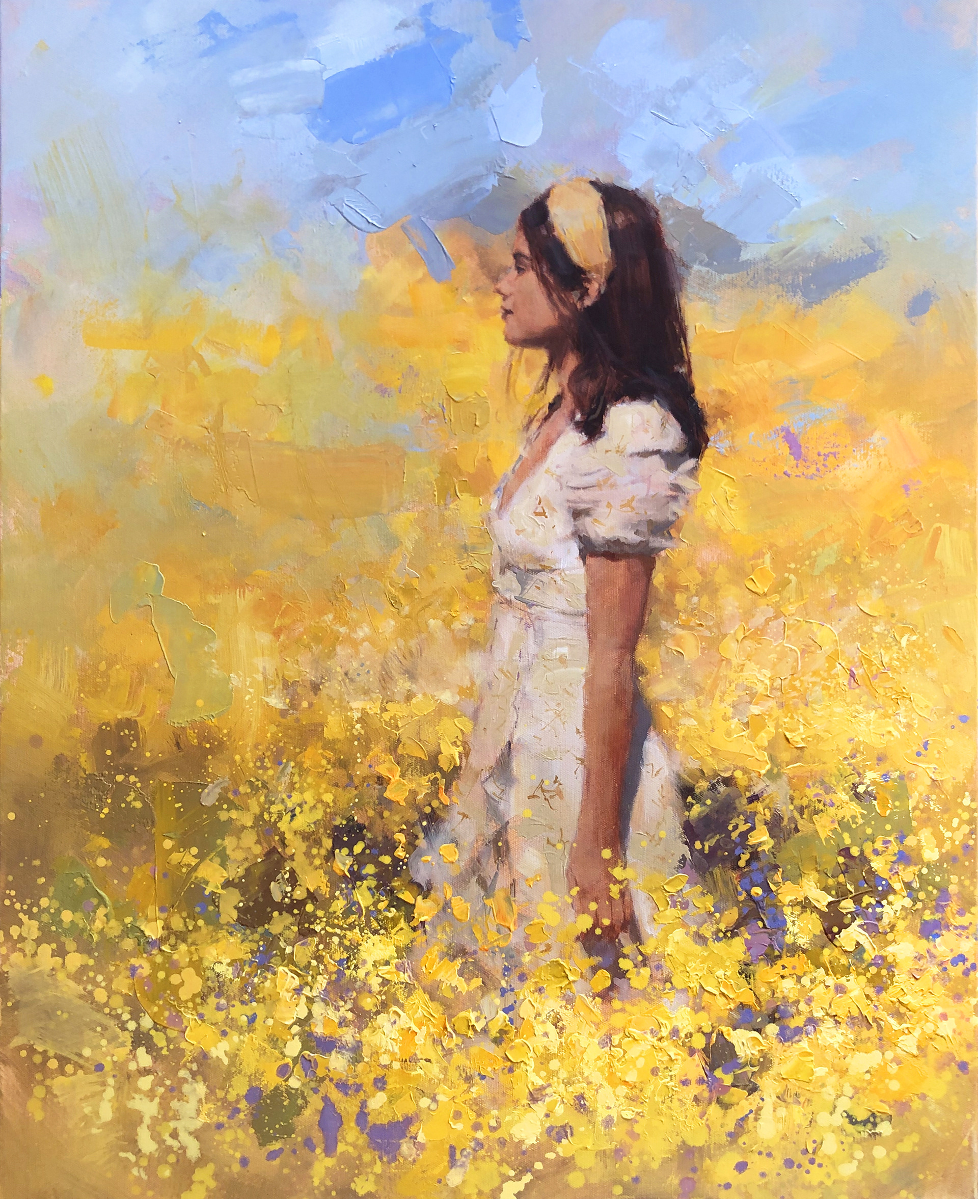 Love story, 61 x 76cm, oil on canvas.