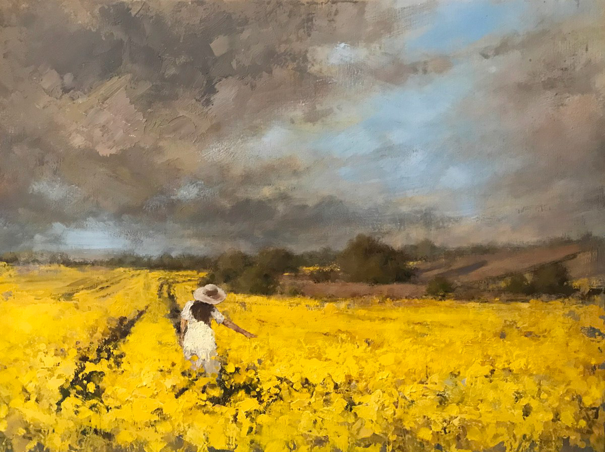 Butterscotch, 35 x 25cm, oil.
