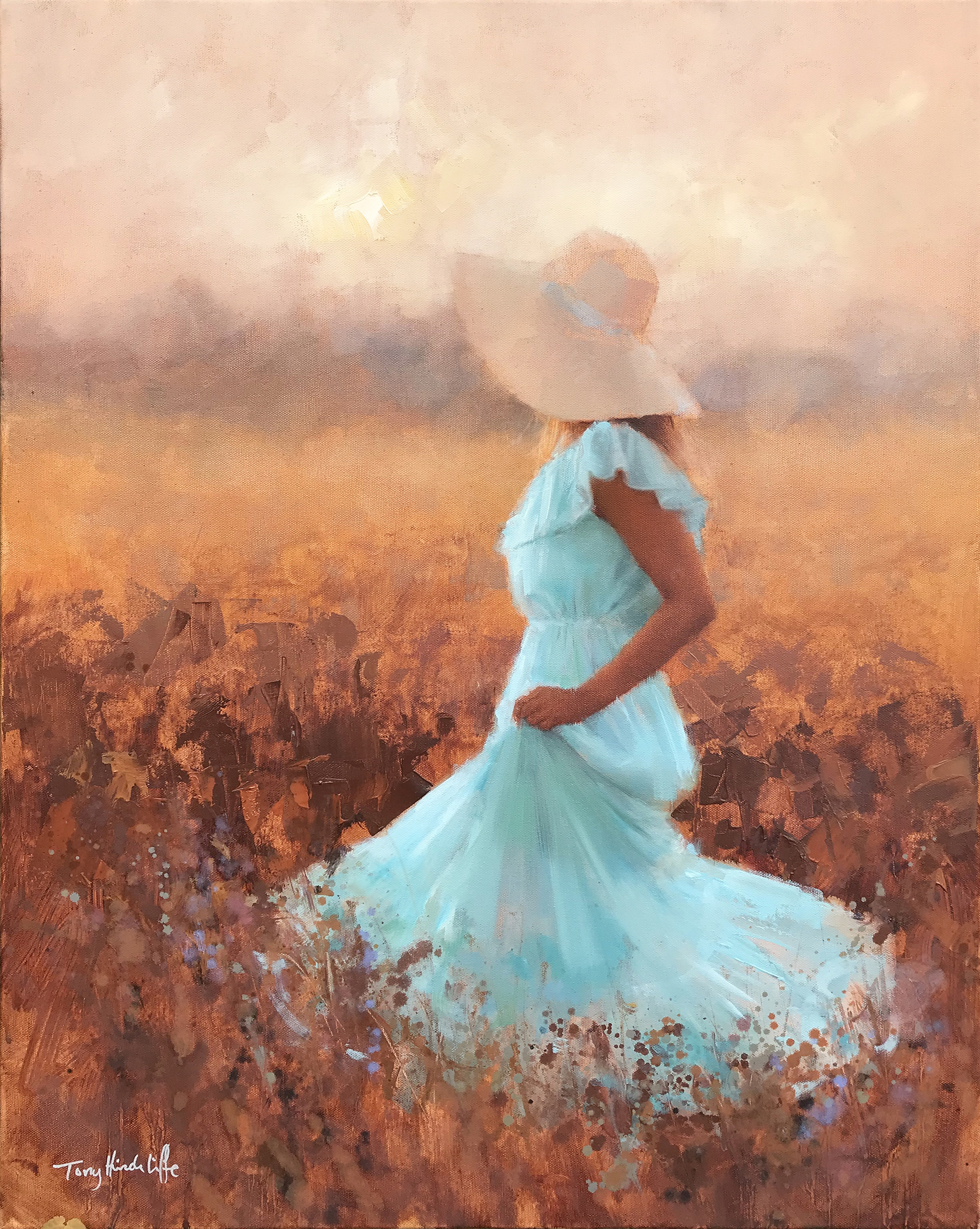 Hunters moon, 61 x 76cm, oil on canvas.