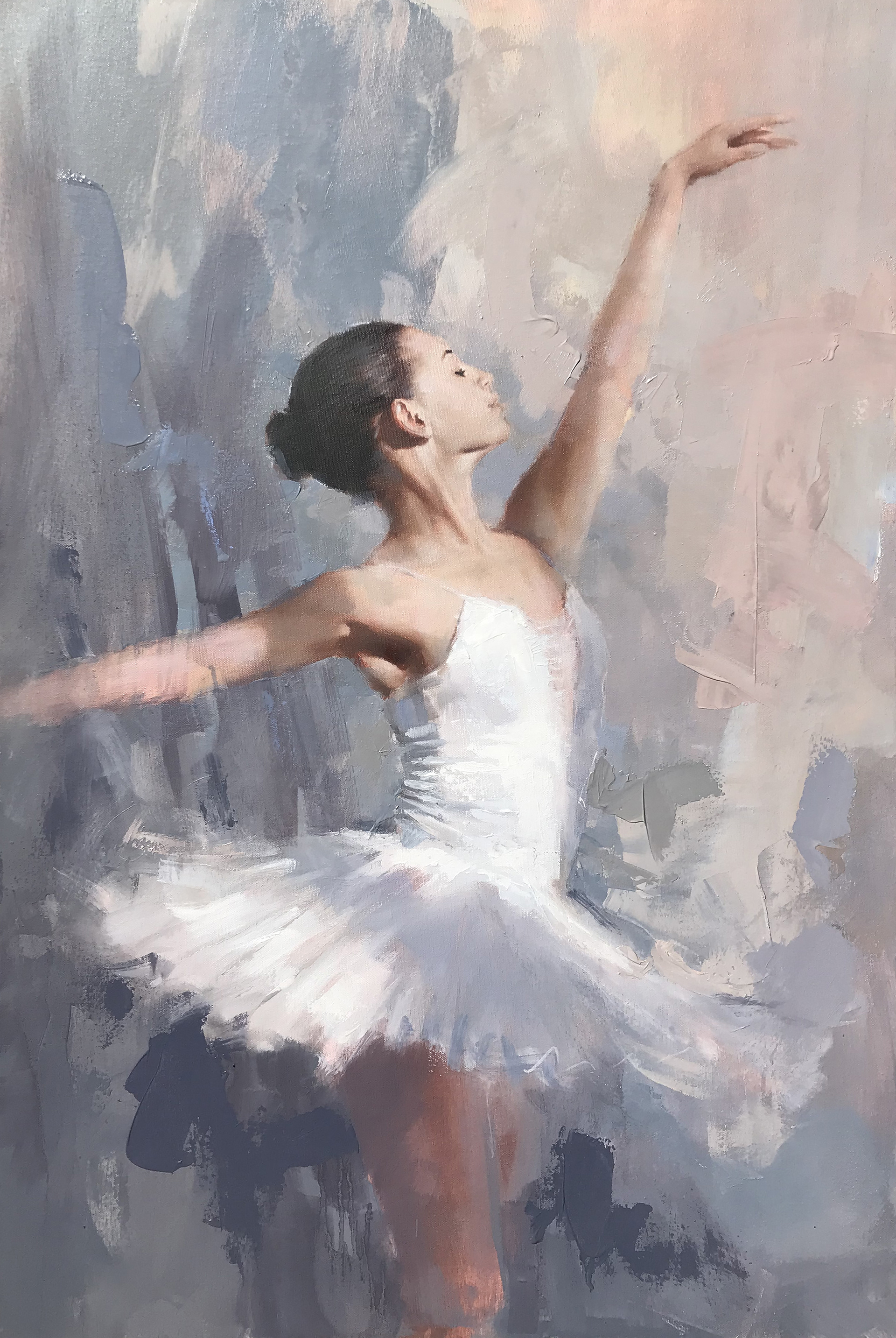 Standing tall, 60 x 90cm, oil on canvas.