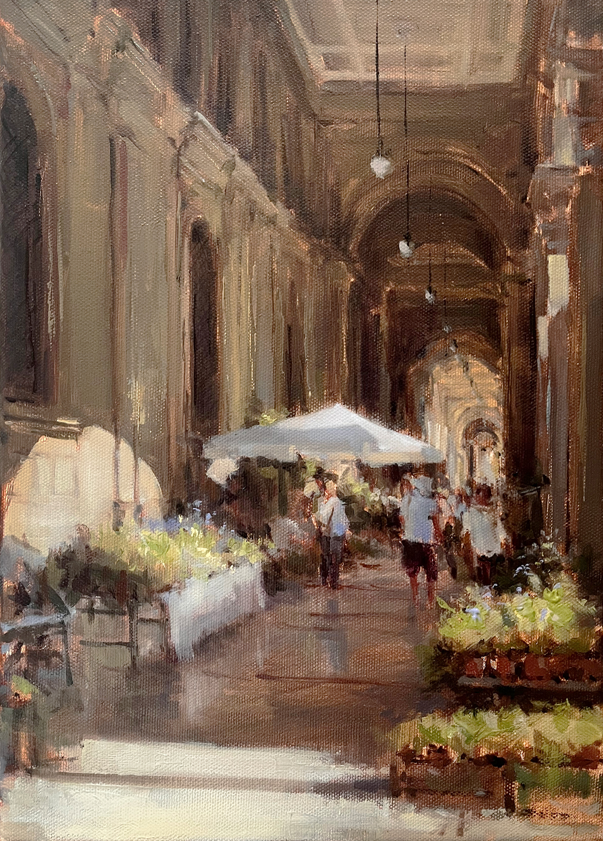 Arches in florence, 25 x 35cm