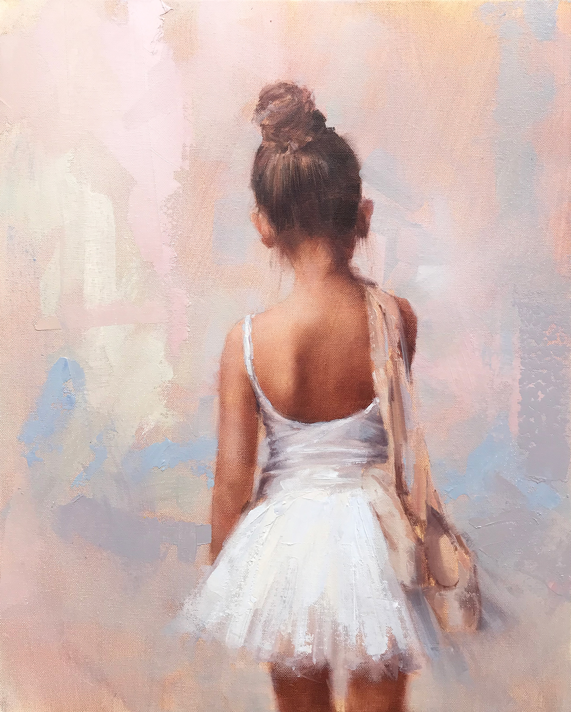 Sapling, 40 x 50cm, oil on canvas.
