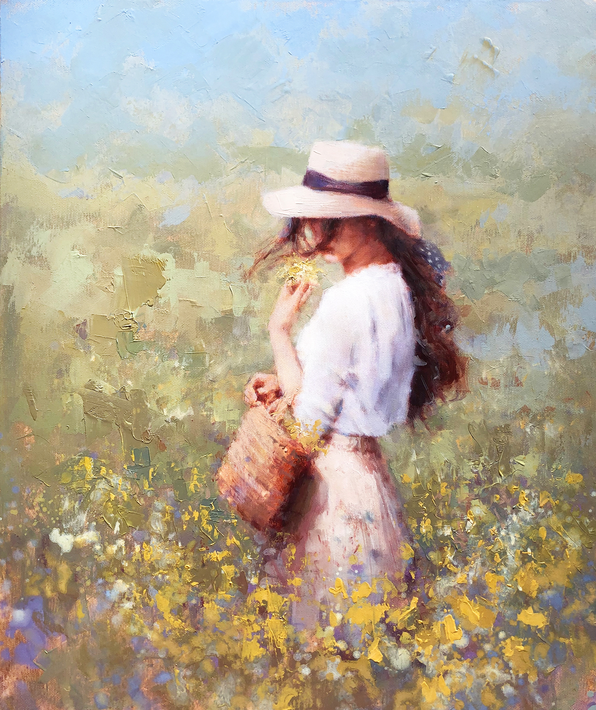 Sunny spells, 40 x 50cm, oil on canvas.