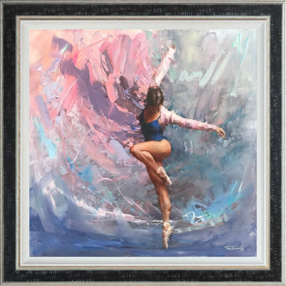 SYNCHRONICITY Limited Edition Studio Edition on Canvas Image Size 101 x 101 x 10 cm Overall Framed Size (including the frame) 128 x 128 x 10 cm Edition Size: 45 Framed - £1,495.00 (inc VAT) Ref: THE017 Studio Edition on canvas, capturing the figurative form. Unique brushmarks and palette knife strokes, helps build up each layer to form the final composition. Embellished with rich overpaints and texturing brushmark varnish.