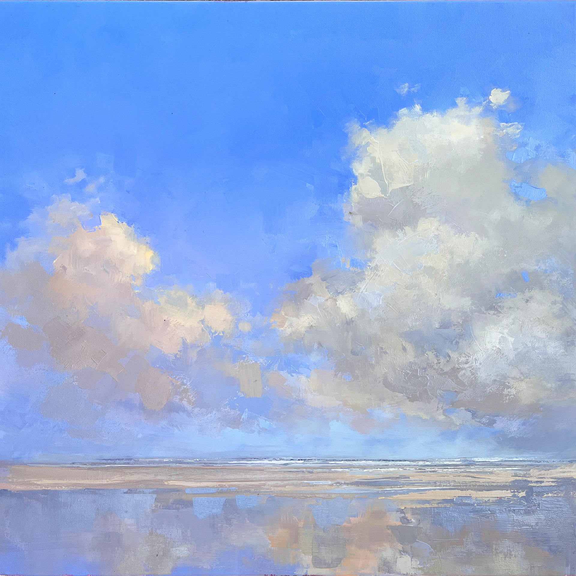 An invitation to be quiet, 60 x 60cm