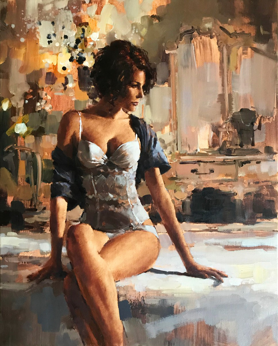 Parabellum, 40 x 50cm, oil.