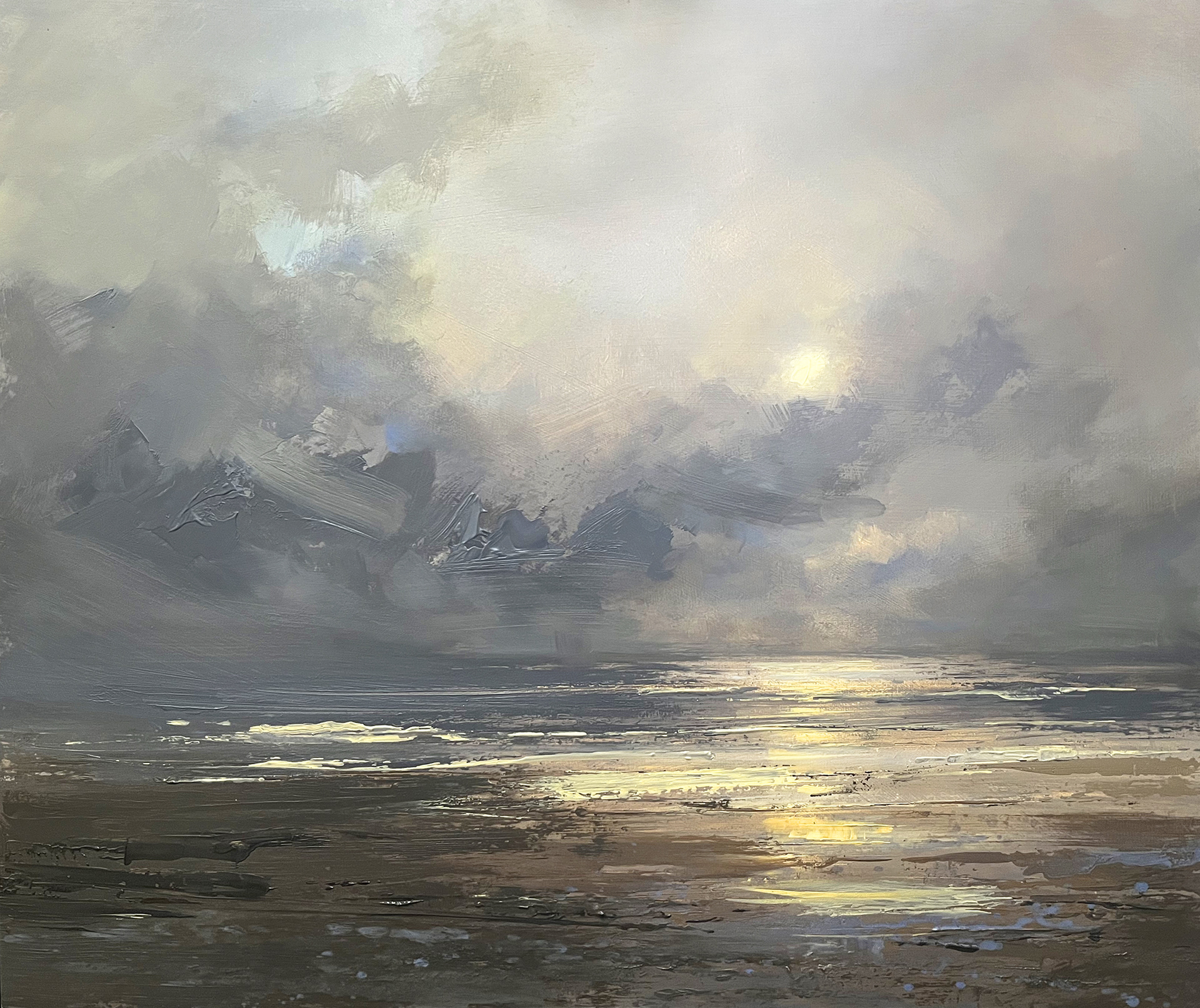 Seven sunsets, 40 x 35cm