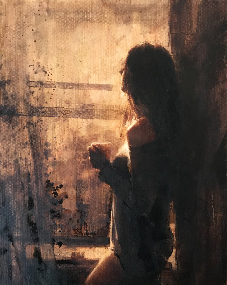 Amber May, 40 x 50cm, oil.