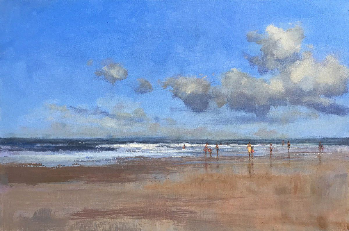 Summer days, 76 x50cm, acrylic