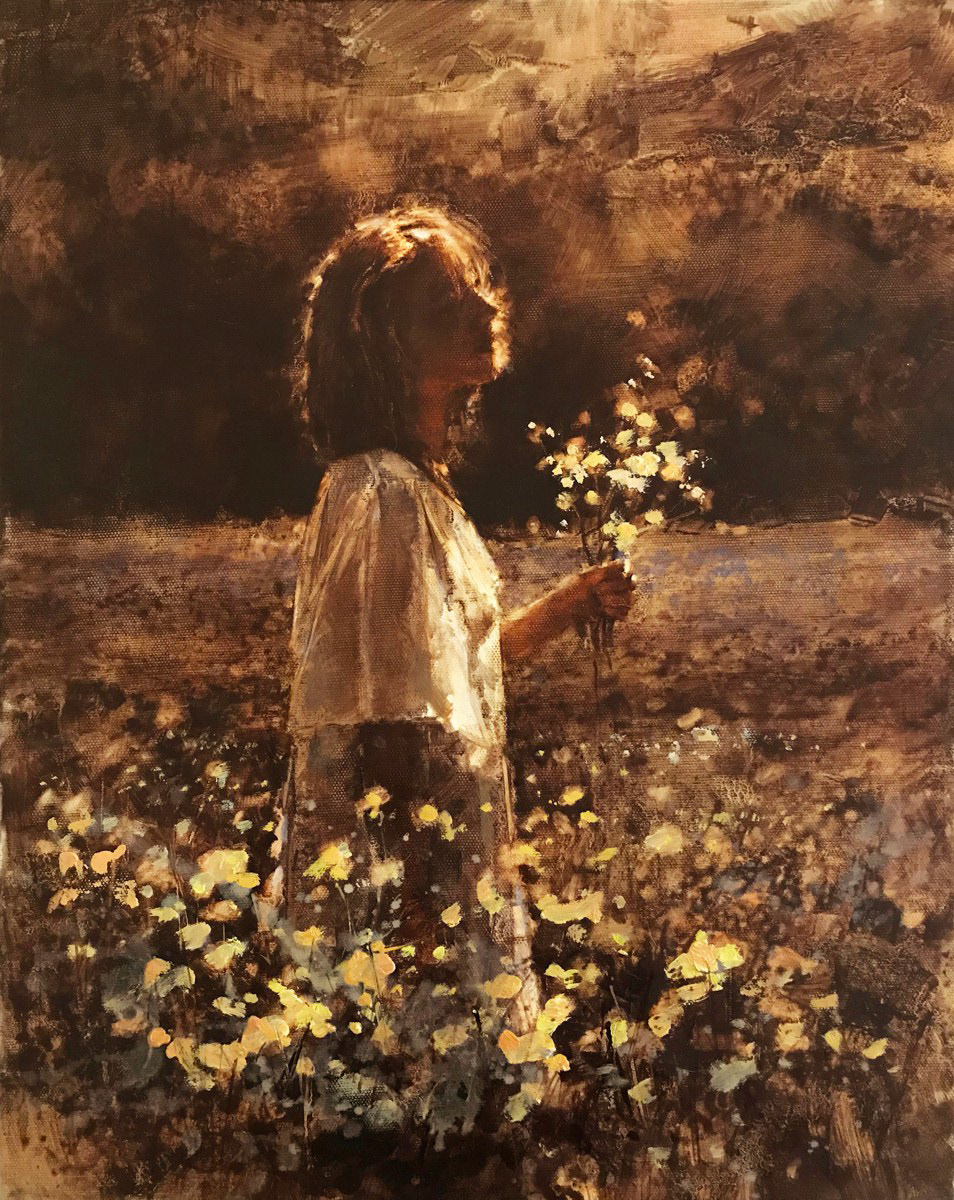 The promise of a sunset, 40 x 50cm, oil.
