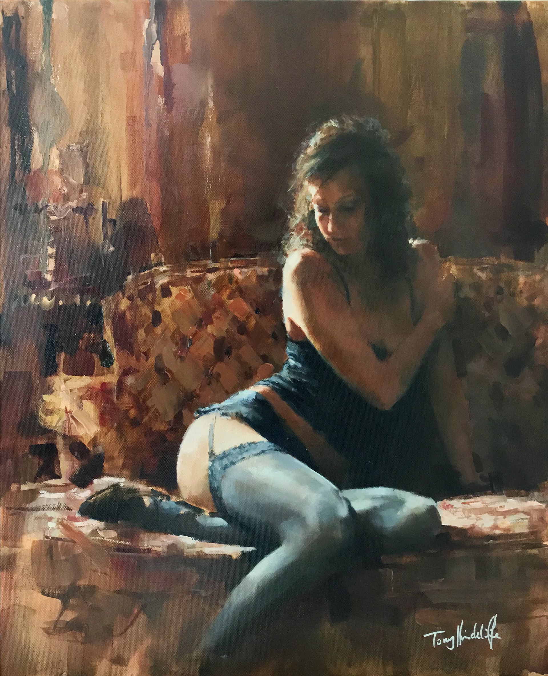 Guilty love, 50 x 60cm, oil on canvas.