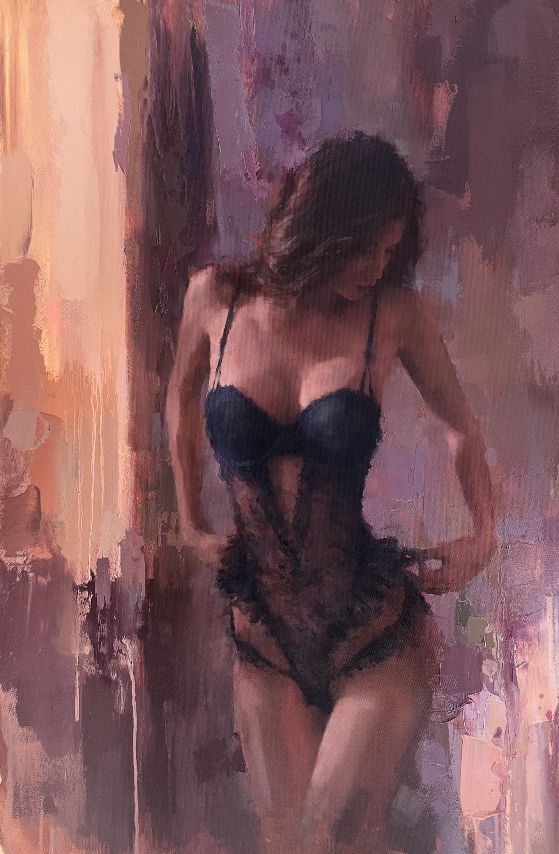 Whispers in the dark, 60 x 90cm