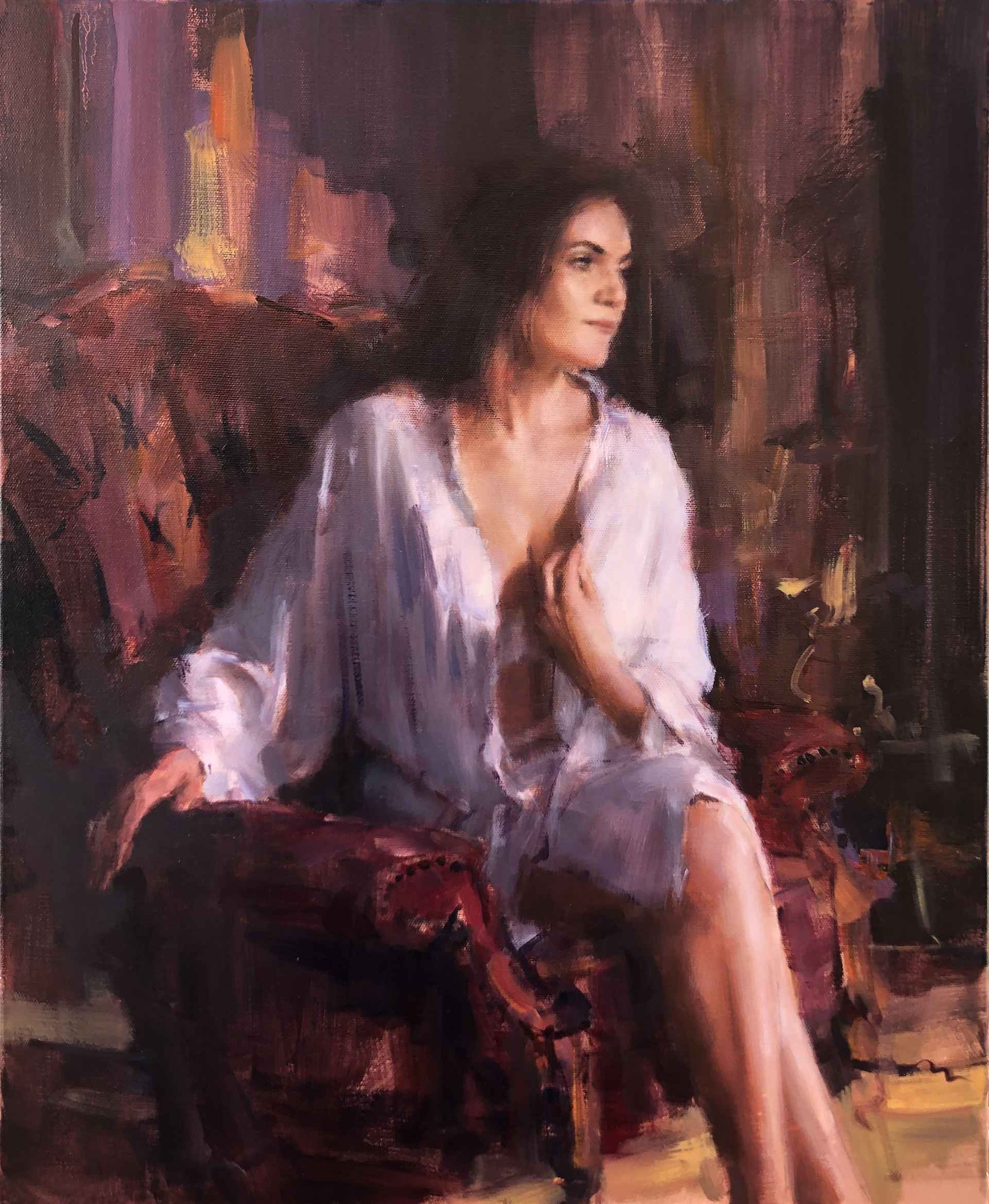 Admiration, 50 x 60cm, oil on canvas.