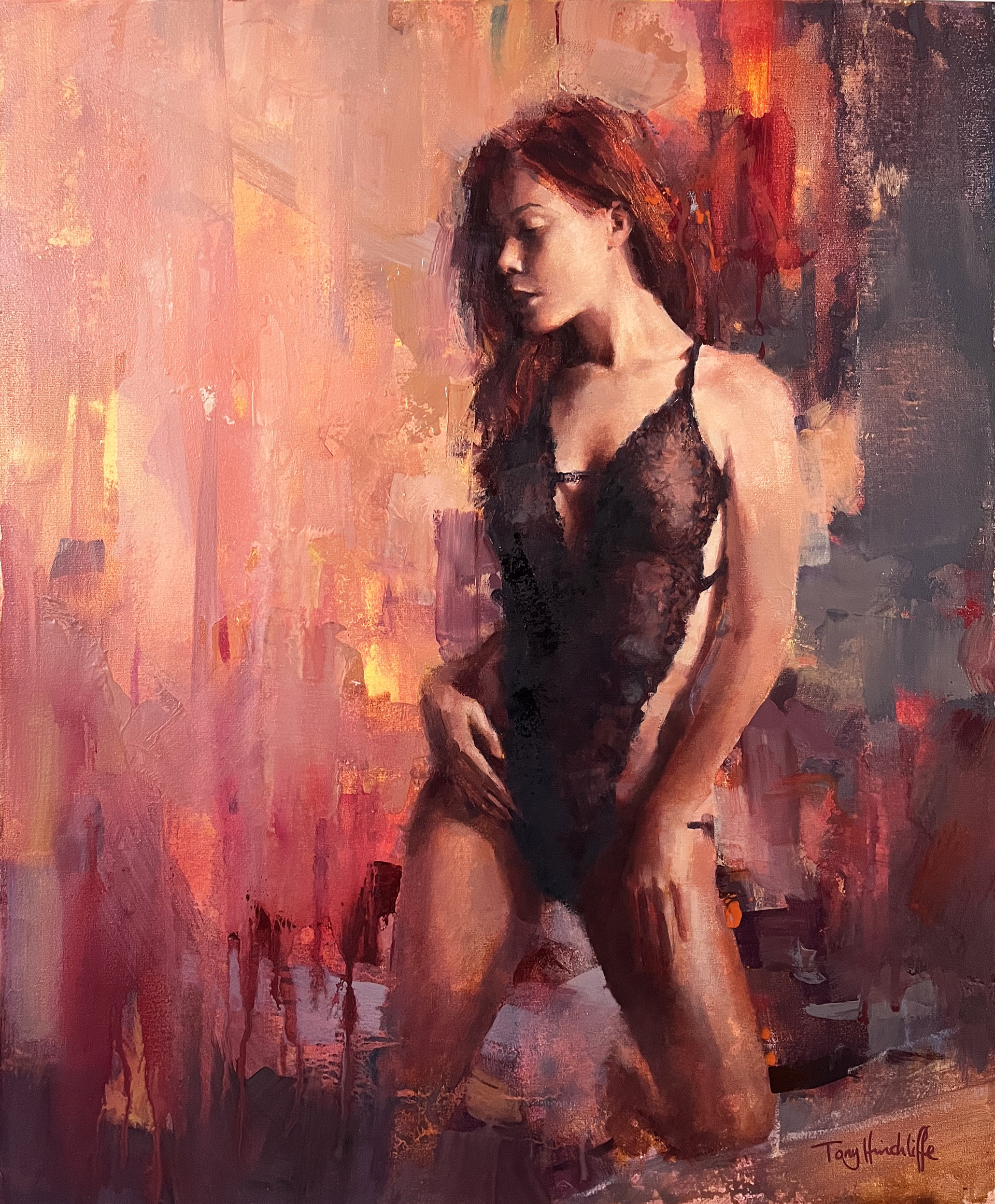 Smoke and mirrors, 50 x 60cm